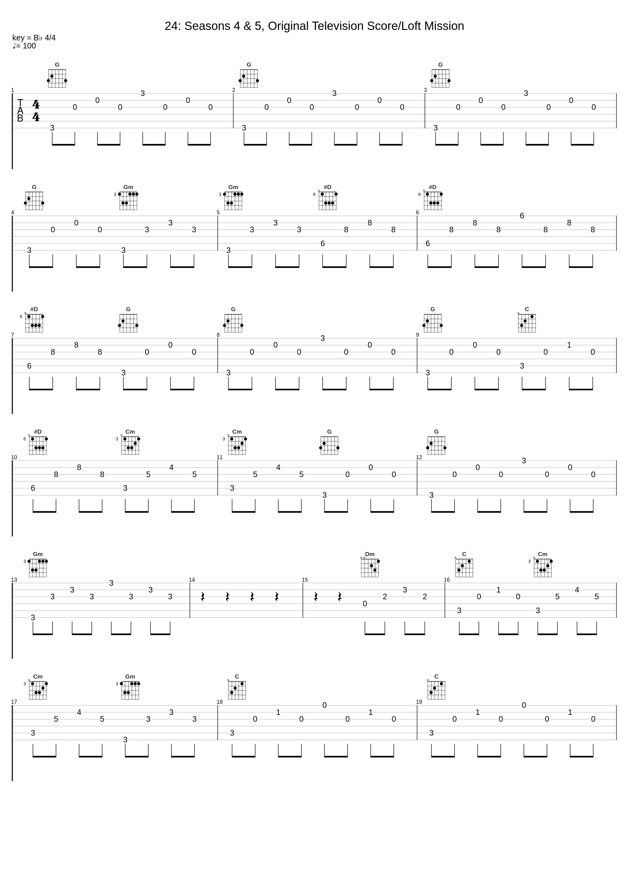 24: Seasons 4 & 5, Original Television Score/Loft Mission_Sean Callery_1