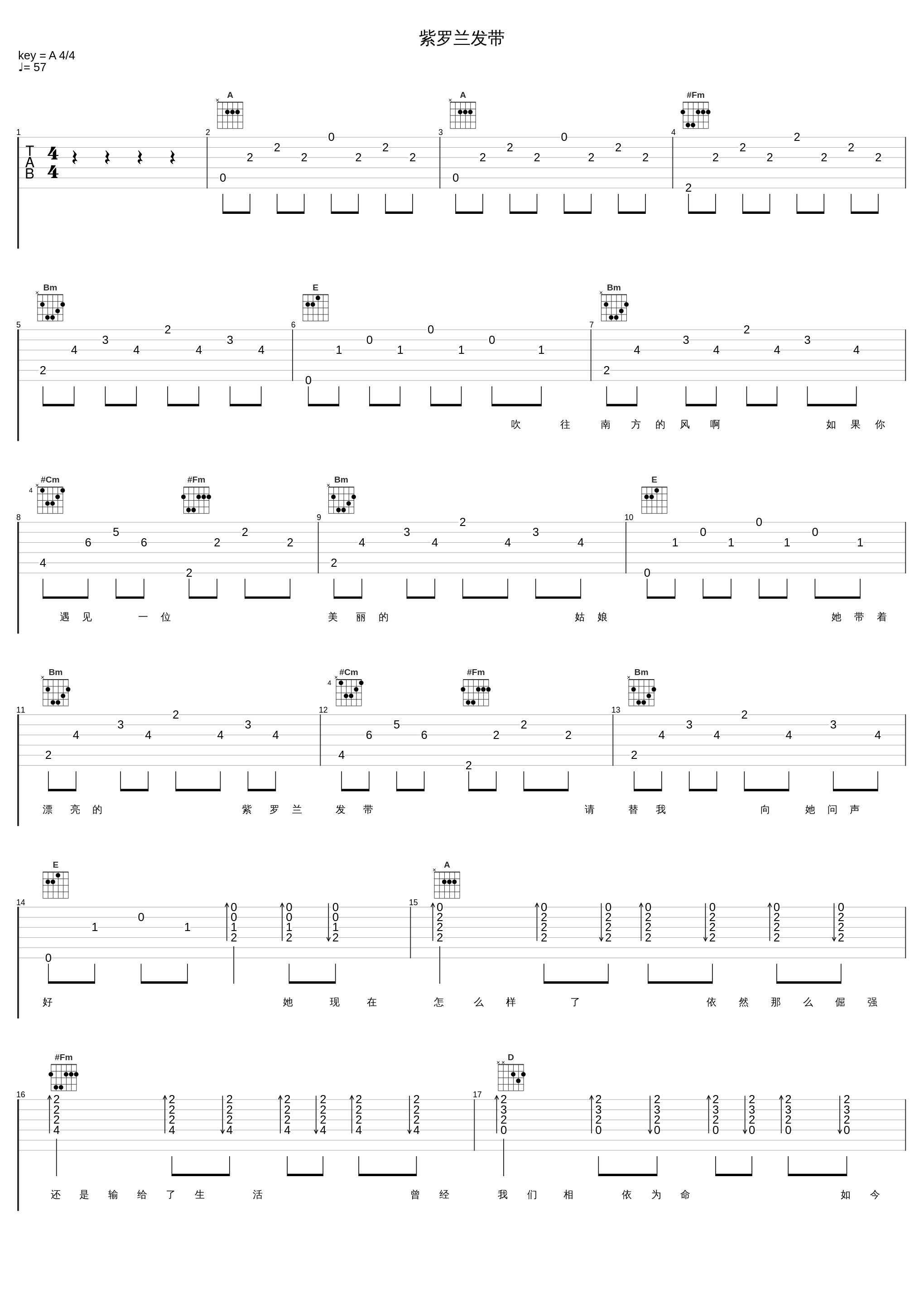 紫罗兰发带_汪峰_1