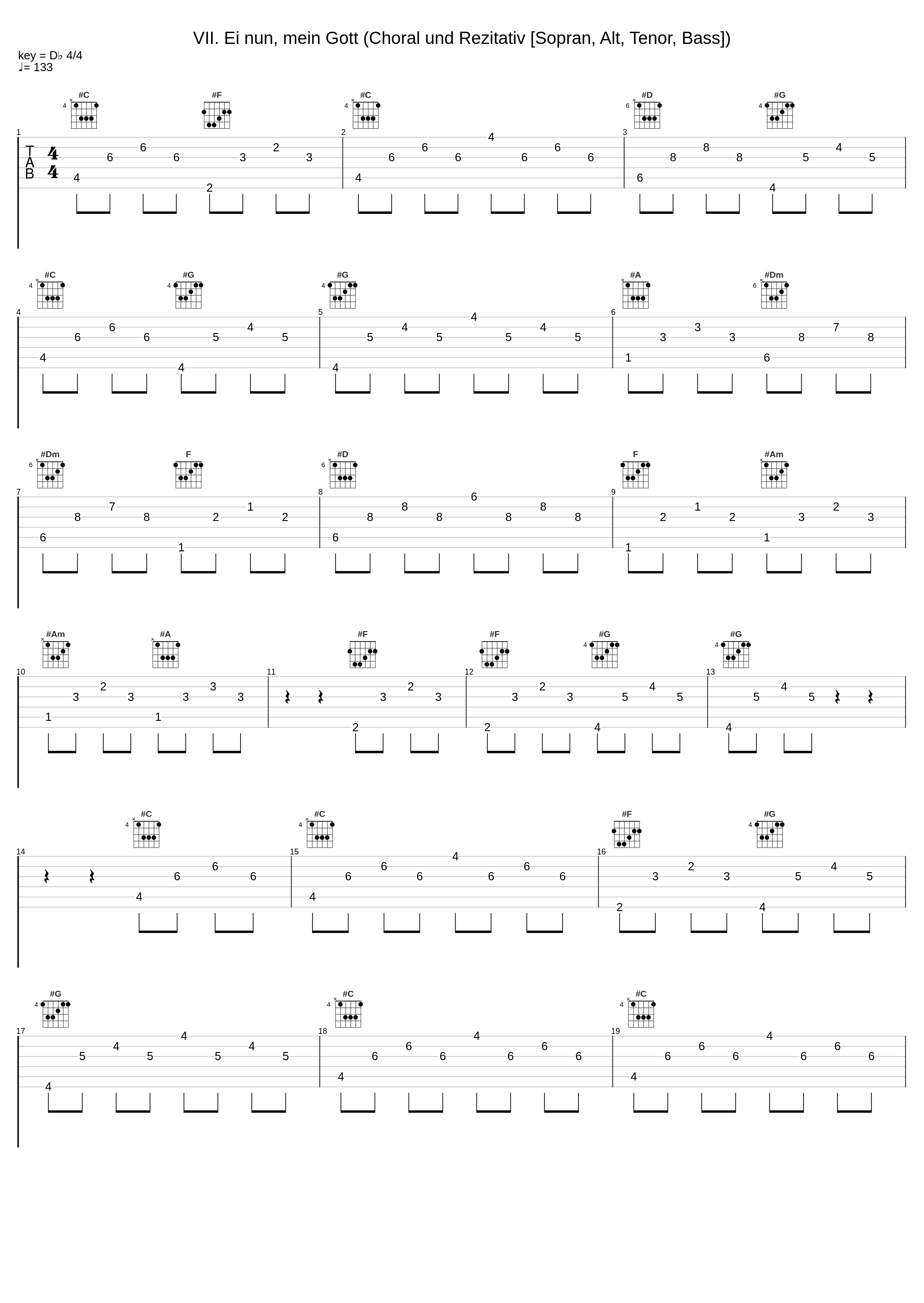 VII. Ei nun, mein Gott (Choral und Rezitativ [Sopran, Alt, Tenor, Bass])_Sibylla Rubens,Alexandra Rawohl,Julius Pfeifer,Peter Harvey,Rudolf Lutz,Chor der J.S. Bach-Stiftung,Johann Sebastian Bach_1