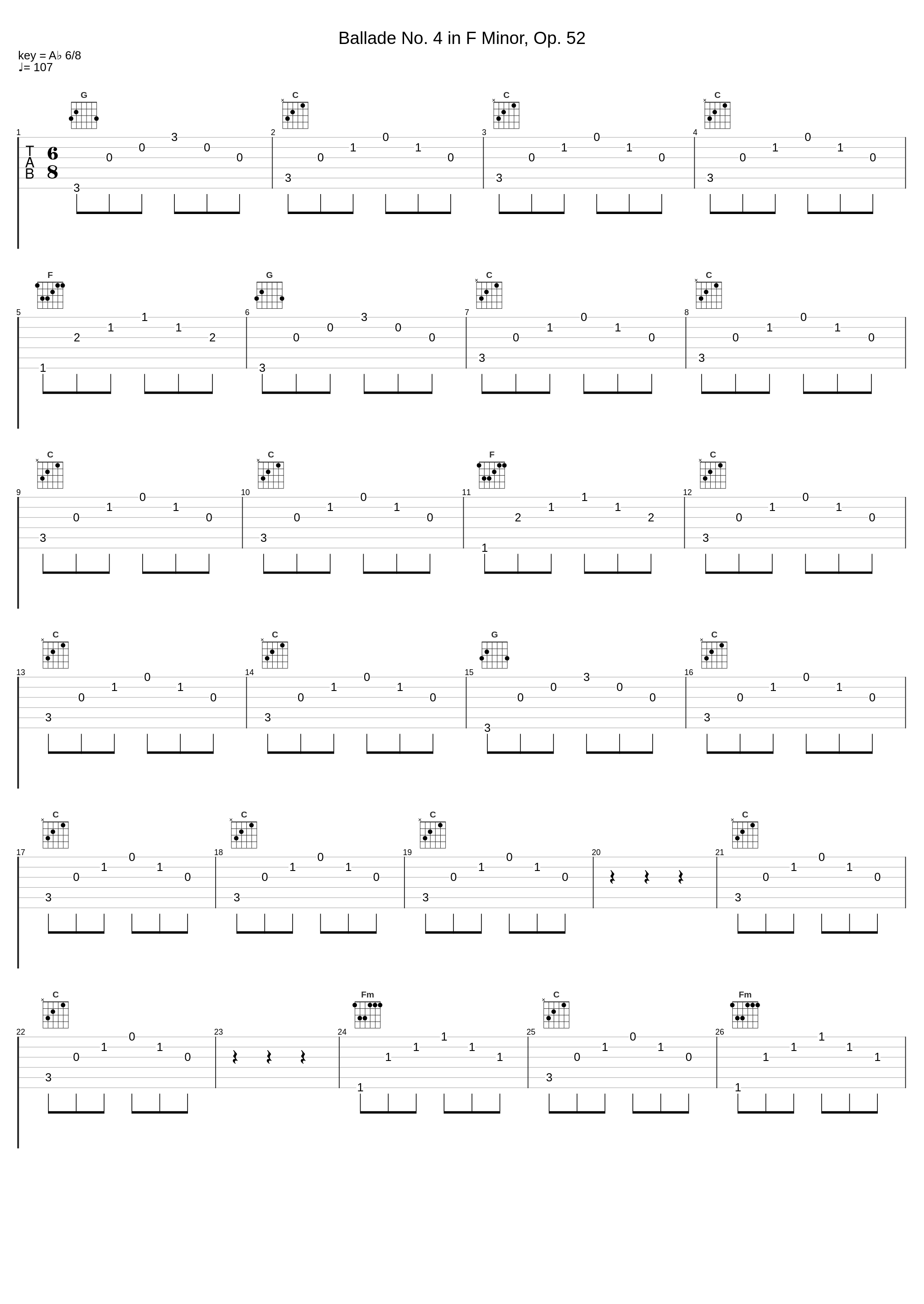 Ballade No. 4 in F Minor, Op. 52_Frédéric Chopin_1