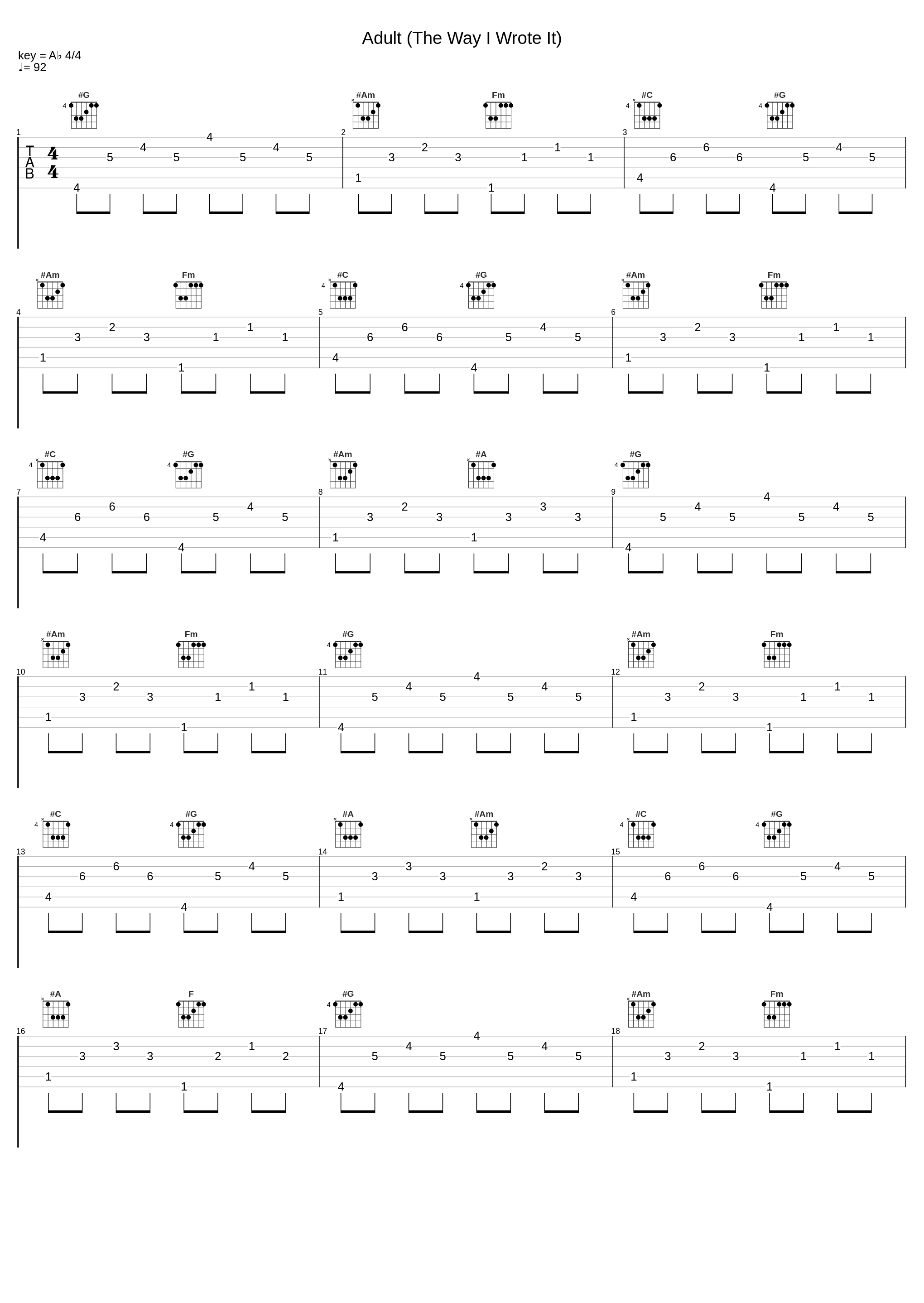 Adult (The Way I Wrote It)_Ian McConnell_1