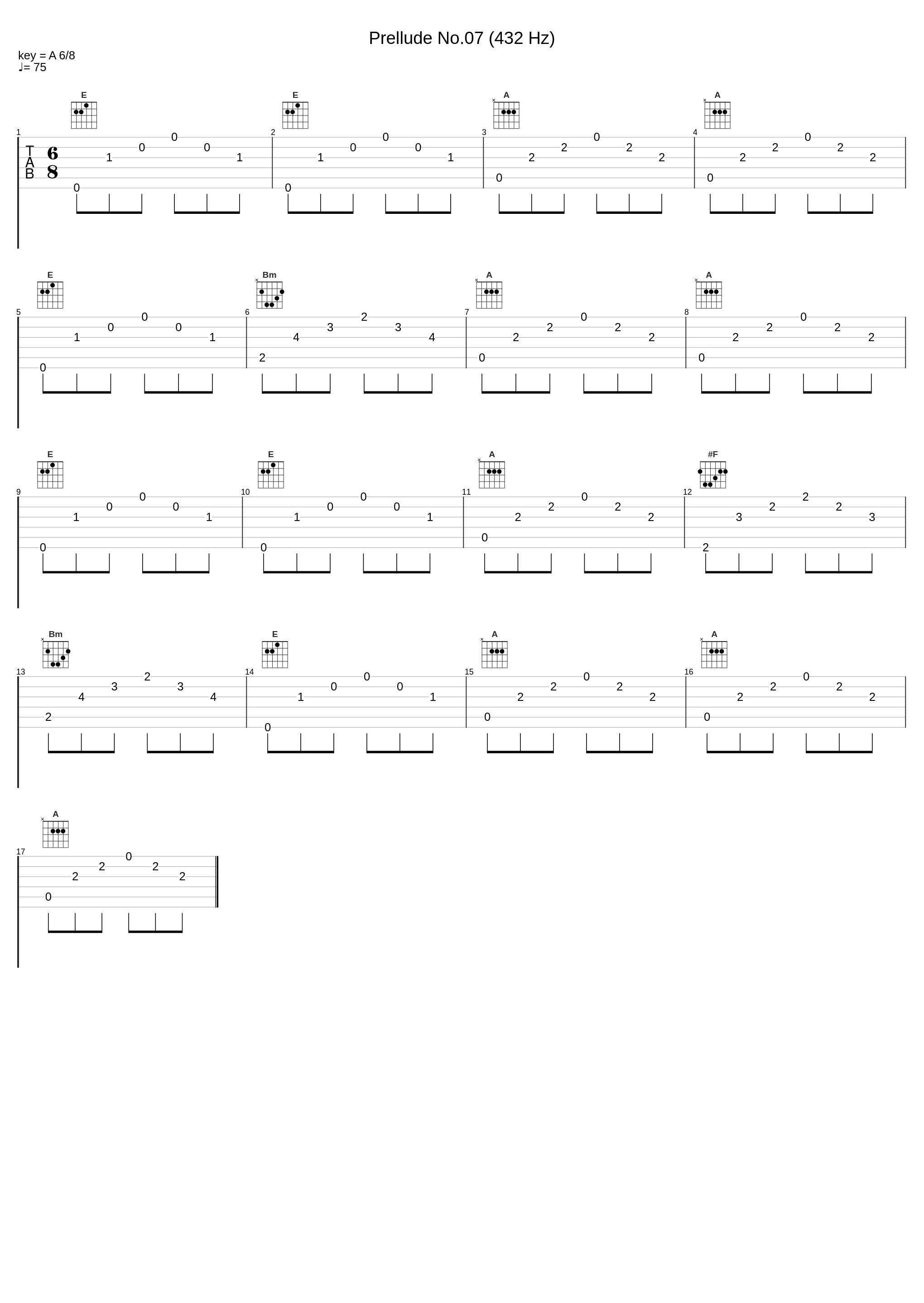 Prellude No.07 (432 Hz)_Frédéric Chopin_1