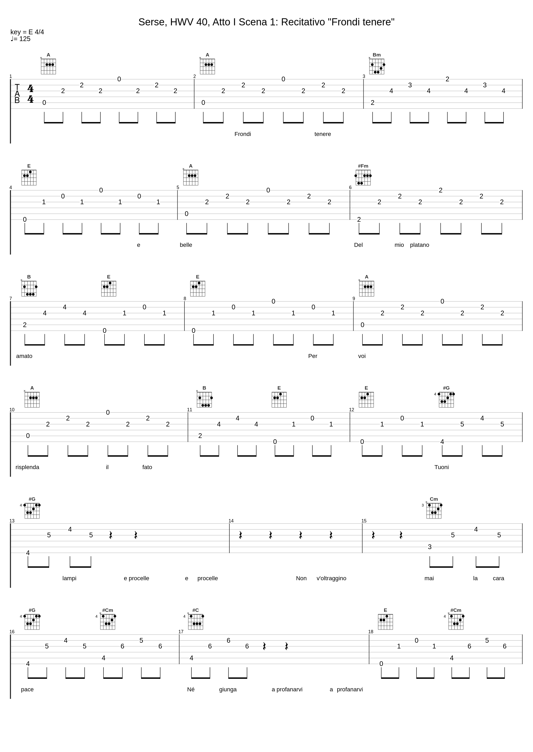 Serse, HWV 40, Atto I Scena 1: Recitativo "Frondi tenere"_Andreas Scholl,Akademie fur Alte Musik Berlin,George Friedrich Handel_1