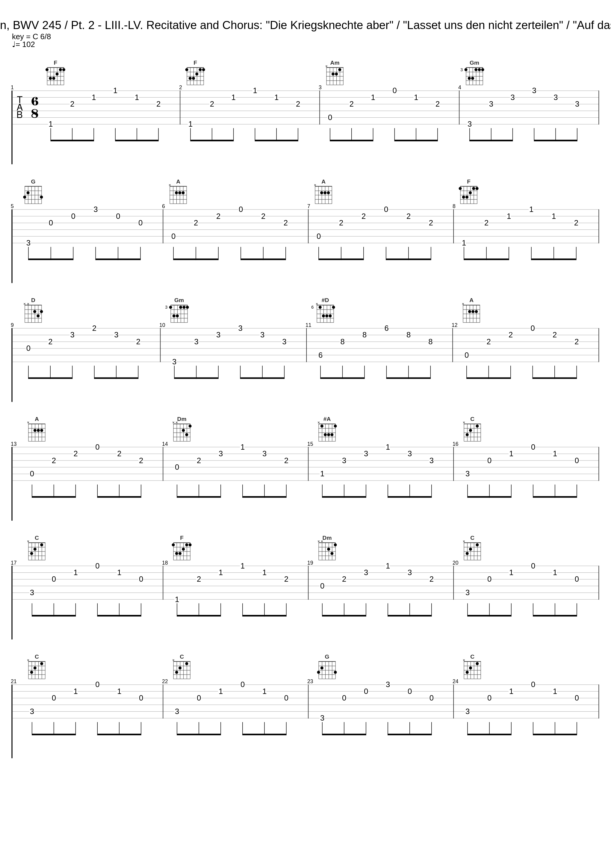 J.S. Bach: St. John Passion, BWV 245 / Pt. 2 - LIII.-LV. Recitative and Chorus: "Die Kriegsknechte aber" / "Lasset uns den nicht zerteilen" / "Auf das erfüllet würde die Schrift"_Ernst Haefliger,Hermann Prey,Münchener Bach-Orchester,Münchener Bach-Chor,Karl Richter_1