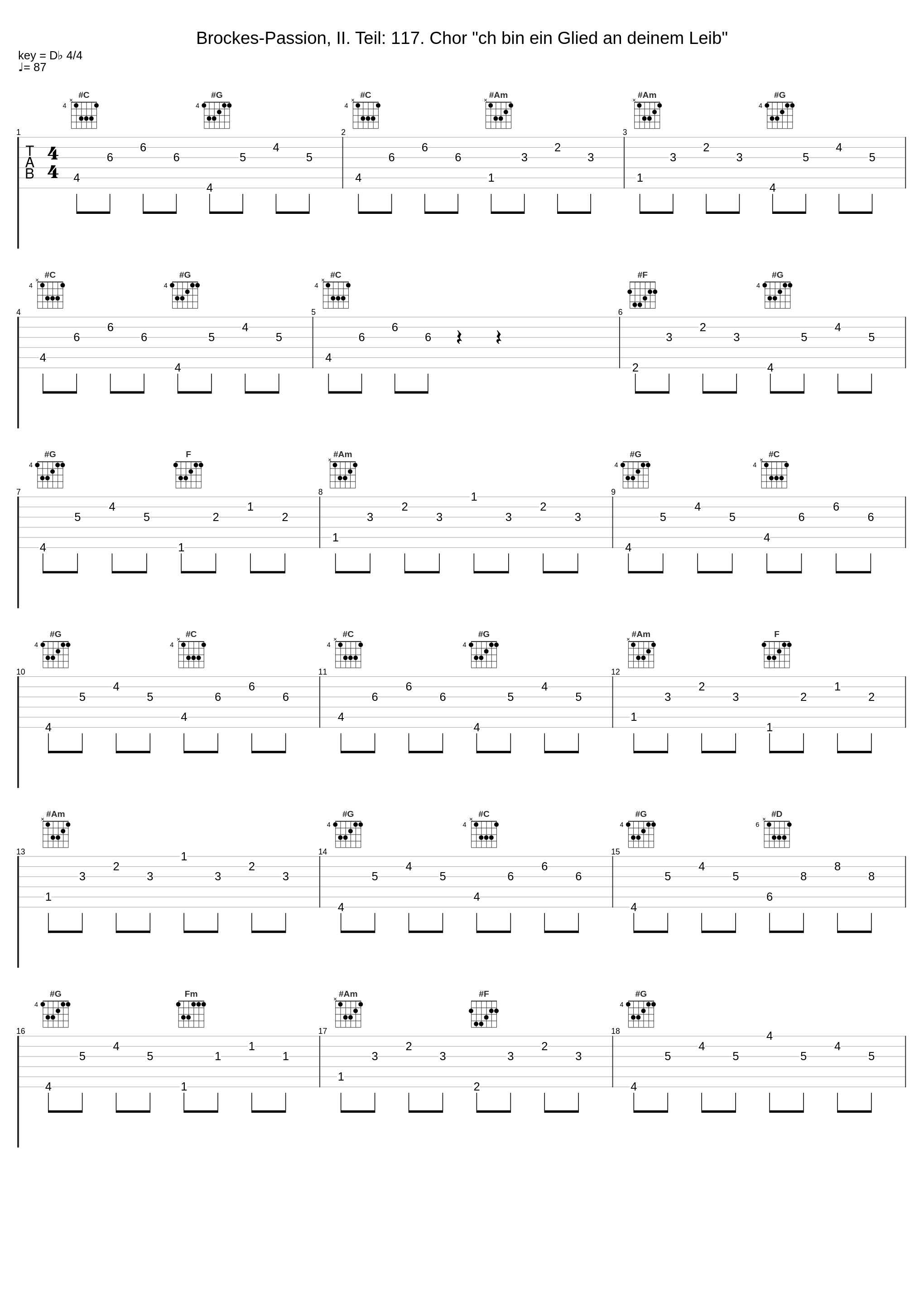 Brockes-Passion, II. Teil: 117. Chor "ch bin ein Glied an deinem Leib"_René Jacobs,Akademie fur Alte Musik Berlin,RIAS-Kammerchor_1