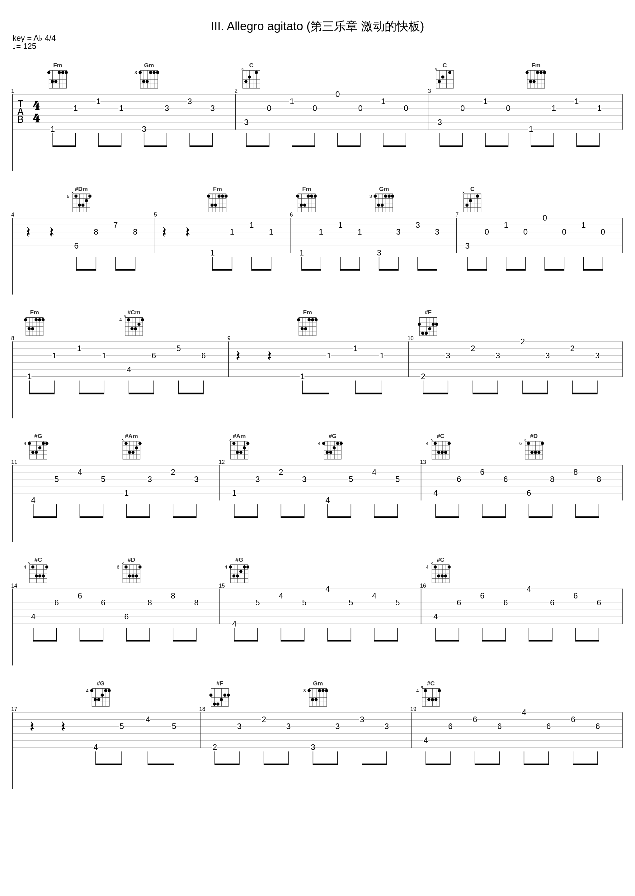 III. Allegro agitato (第三乐章 激动的快板)_Shlomo Mintz,Paul Ostrovsky_1