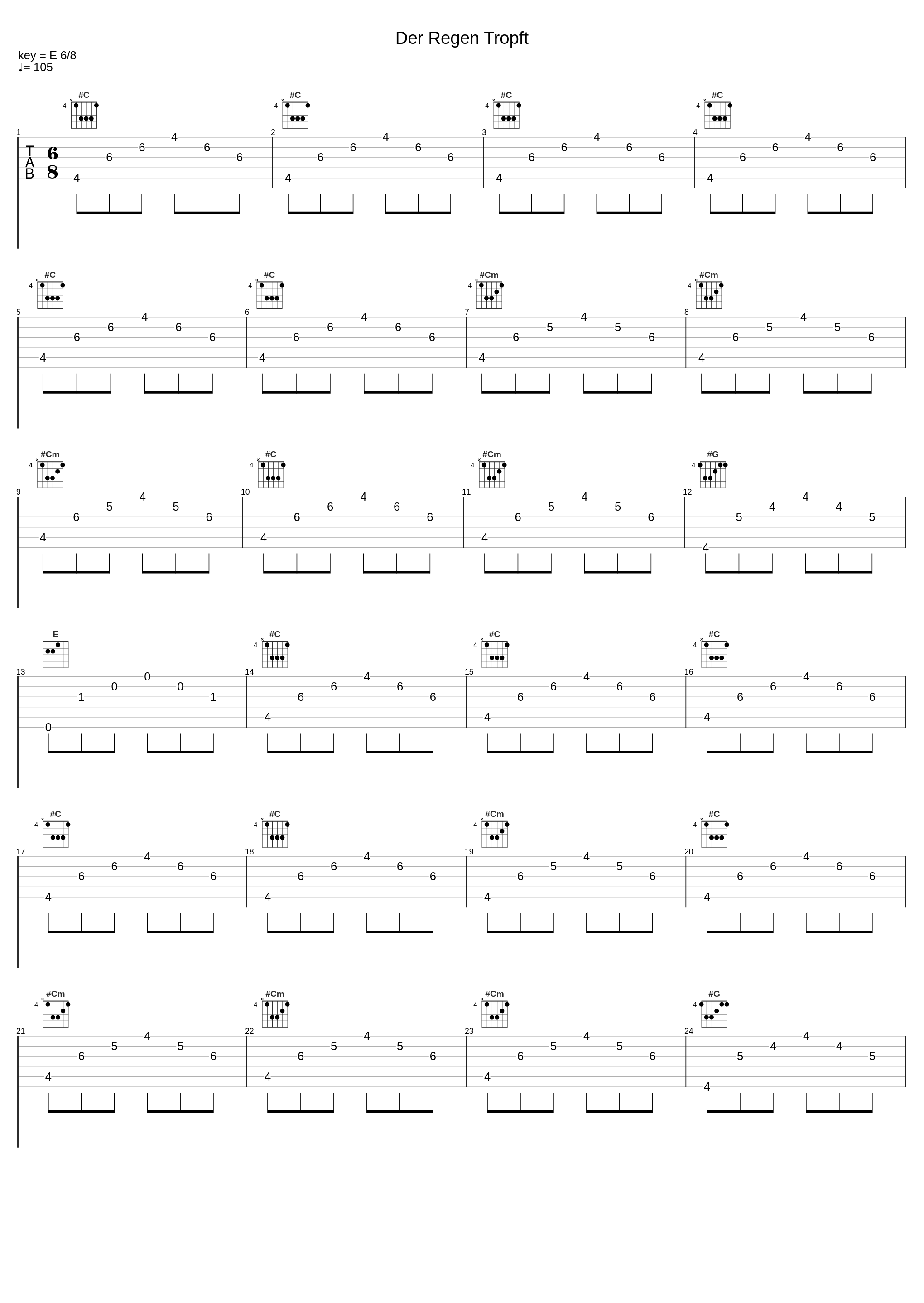 Der Regen Tropft_Der Plan_1