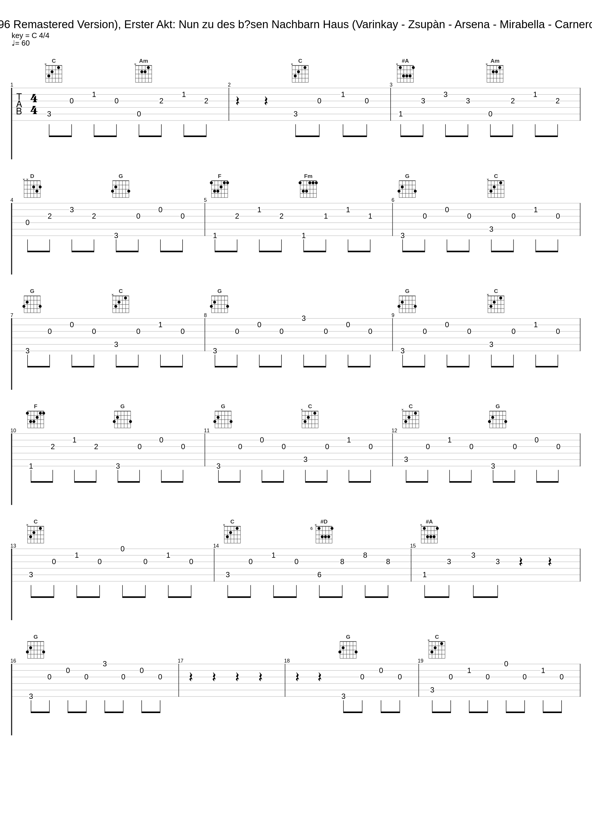 Der Zigeunerbaron (1996 Remastered Version), Erster Akt: Nun zu des bösen Nachbarn Haus (Varinkay - Zsupàn - Arsena - Mirabella - Carnero - Saffi - Czipra - Chor)_Nicolai Gedda,Grace Bumbry,Hermann Prey,Rita Streich,Kurt Böhme,Franz Allers,Orchester der Bayerischen Staatsoper München,Gisela Litz,Biserka Cvejic,Wolfgang Anheisser,Chor der Bayerischen Staatsoper München,Willi Brokmeier_1