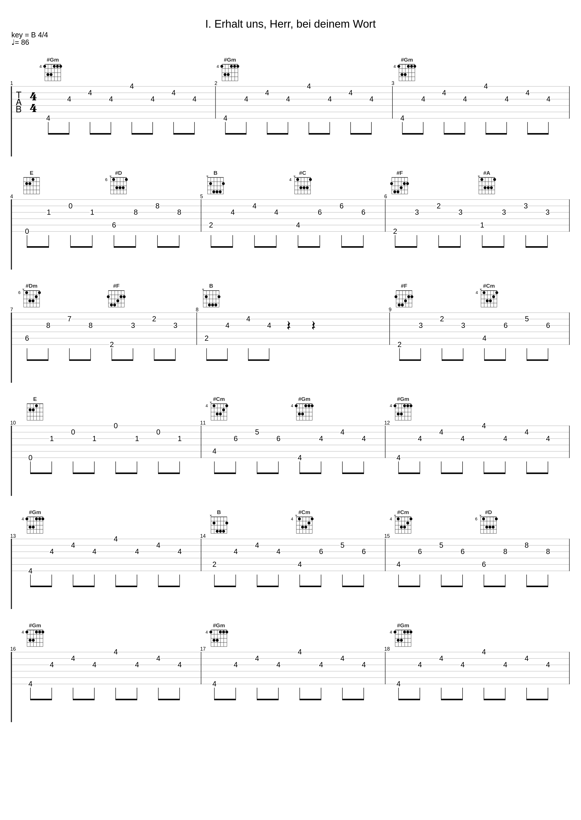 I. Erhalt uns, Herr, bei deinem Wort_Christoph Spering,Das Neue Orchester,Chorus Musicus Köln,Johann Sebastian Bach_1