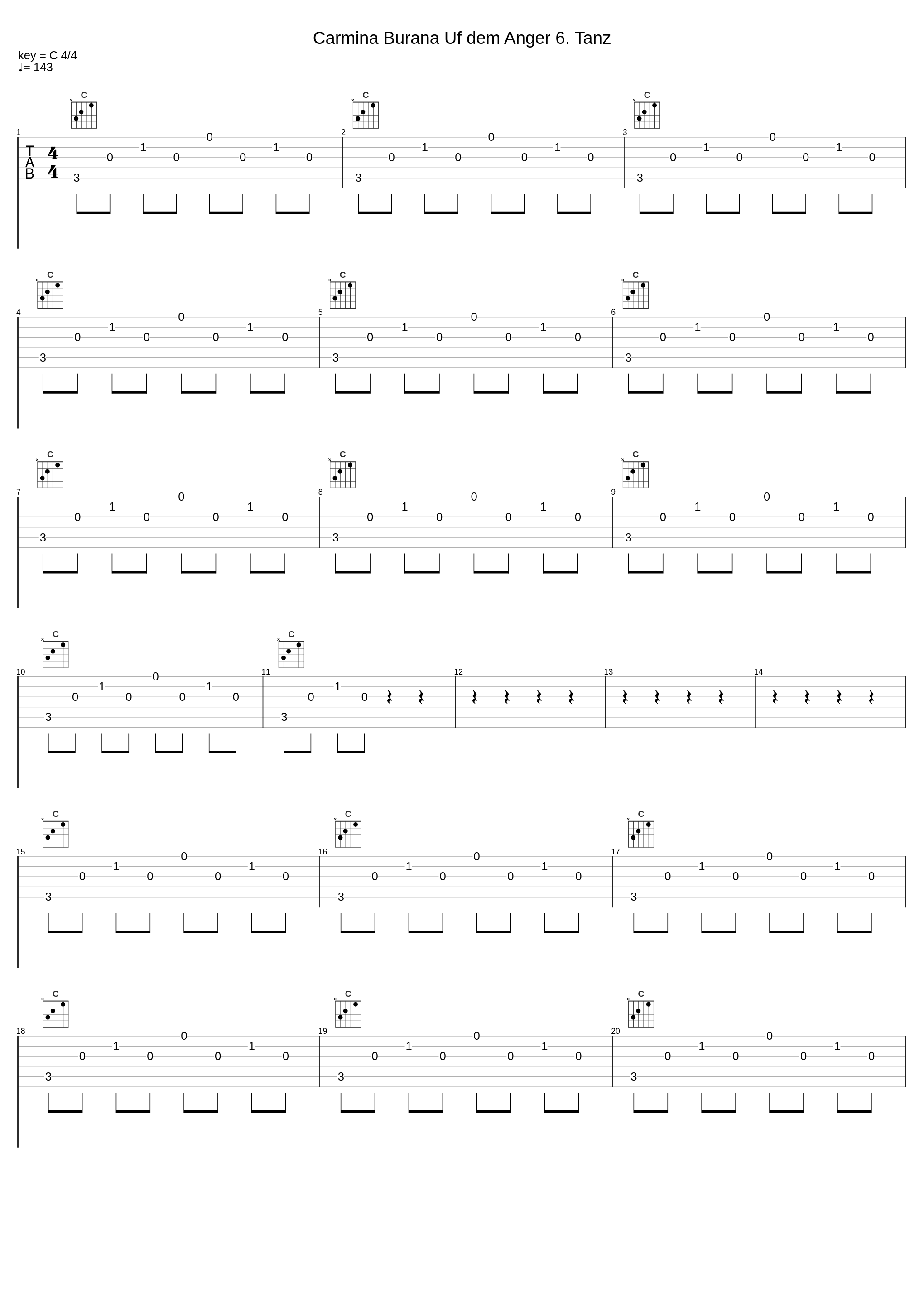 Carmina Burana Uf dem Anger 6. Tanz_Carl Orff_1