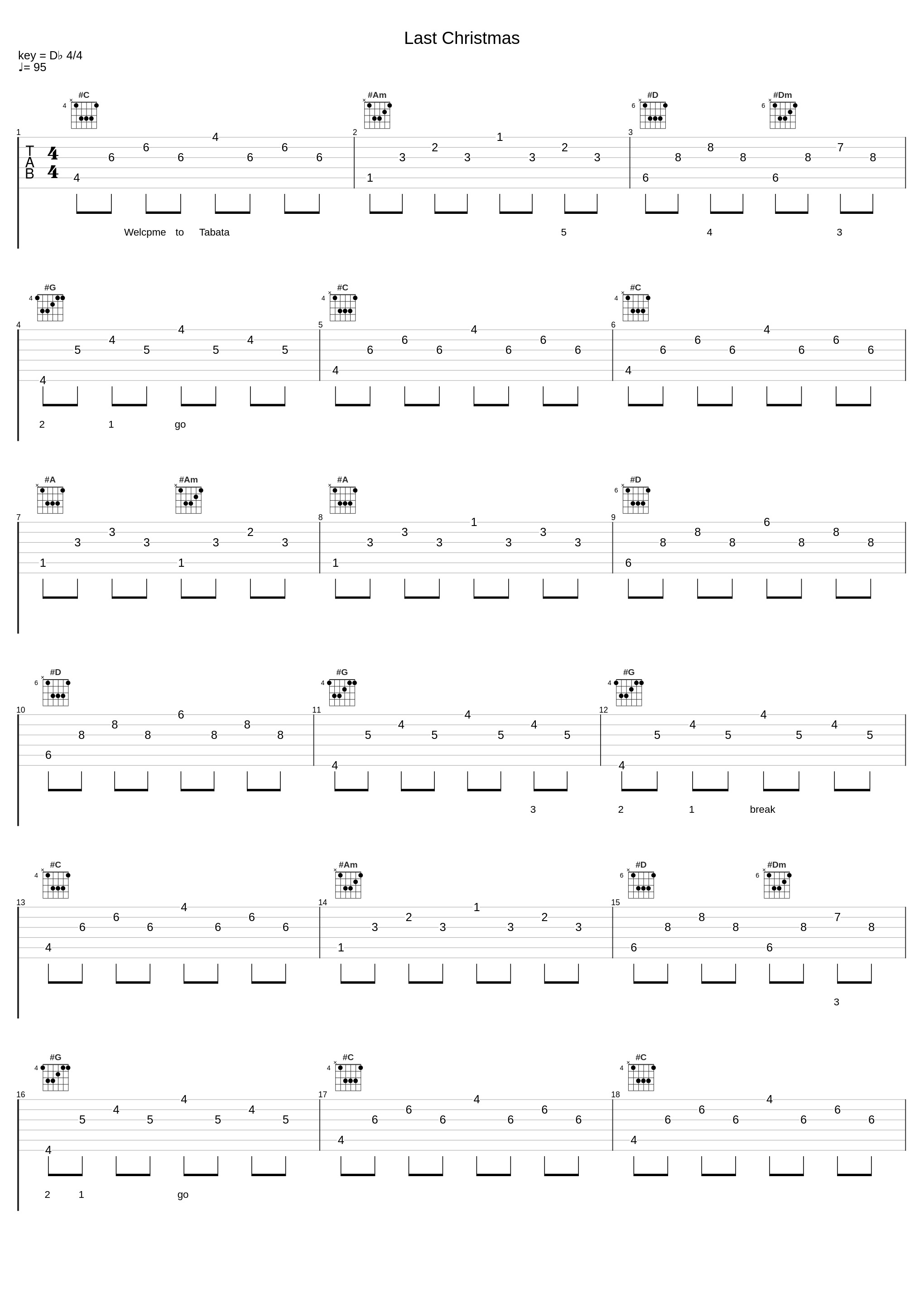 Last Christmas_Tabata Music_1
