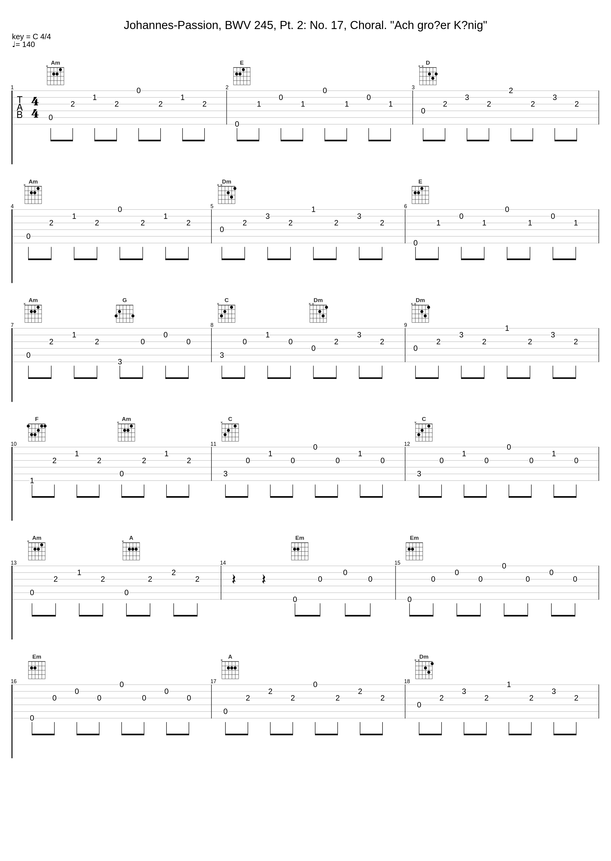 Johannes-Passion, BWV 245, Pt. 2: No. 17, Choral. "Ach großer König"_Fritz Wunderlich,Josef Traxel,Dietrich Fischer-Dieskau,Lisa Otto,Karl Christian Kohn,Chor der St. Hedwigs-Kathedrale Berlin,Berliner Symphoniker,Karl Forster_1