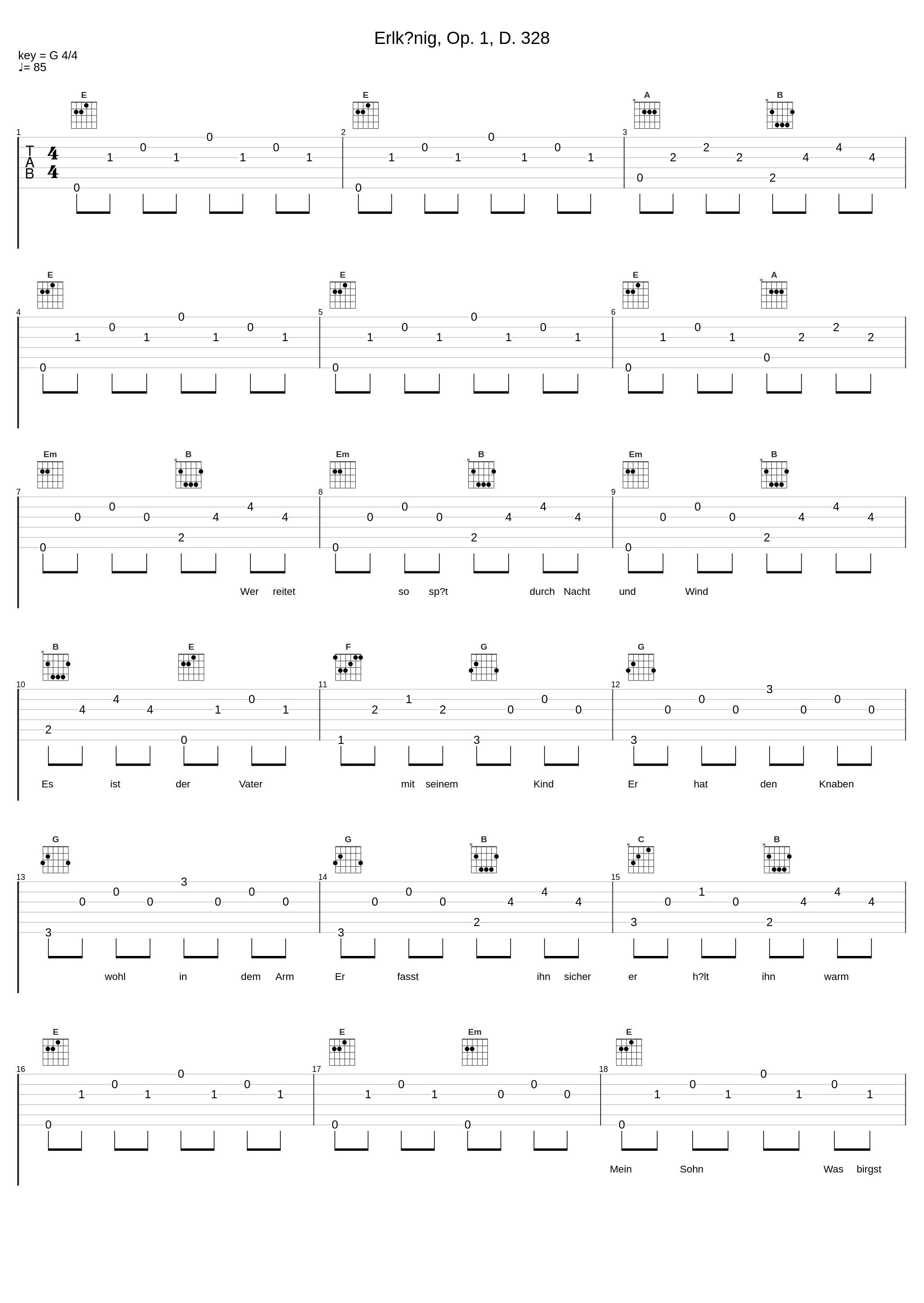 Erlkönig, Op. 1, D. 328_Franz Schubert,Mark Pancek,Bruno Pancek,Clément Charpentier_1