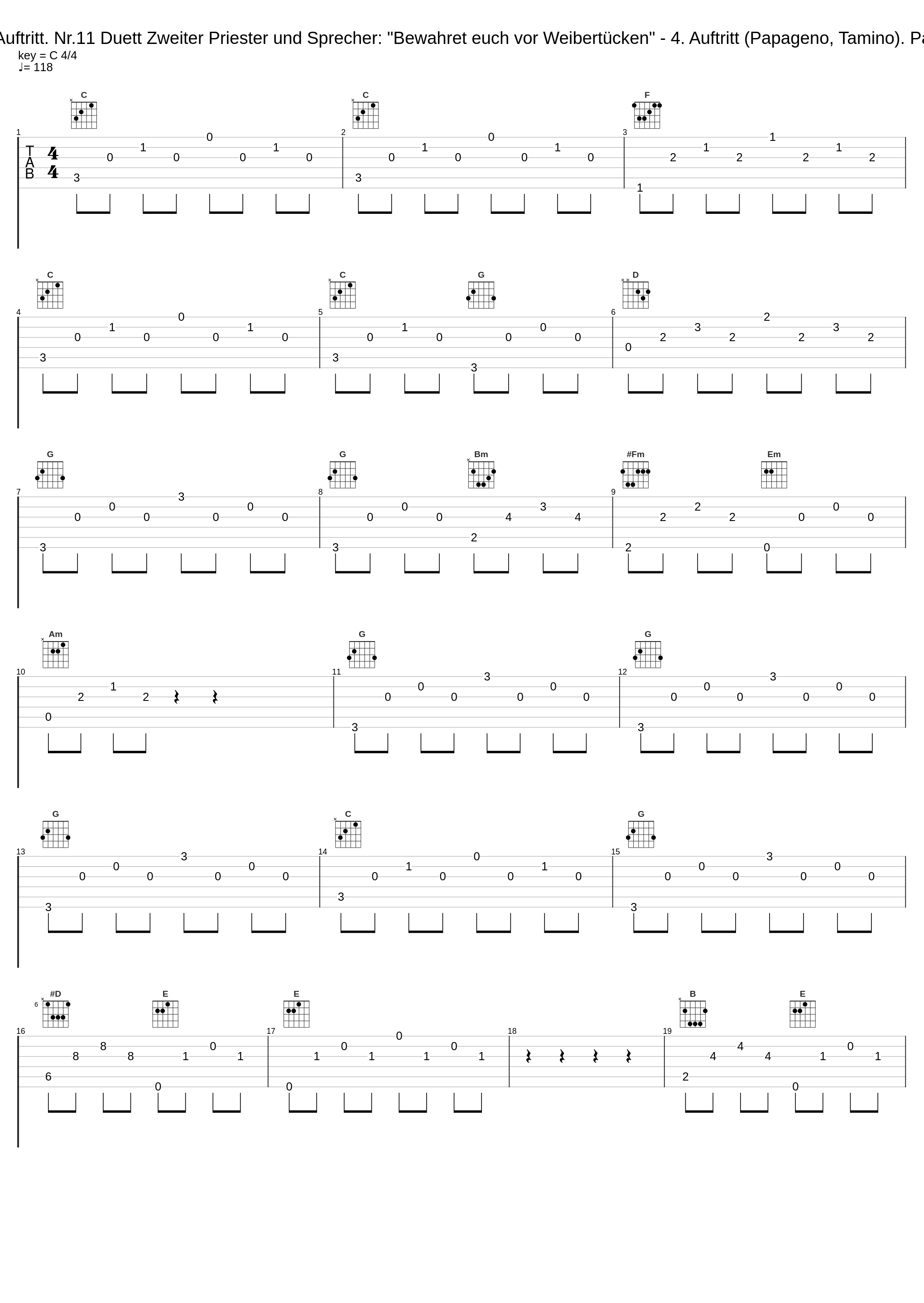 Die Zauberflöte: II. Akt, 3. Auftritt. Nr.11 Duett Zweiter Priester und Sprecher: "Bewahret euch vor Weibertücken" - 4. Auftritt (Papageno, Tamino). Papageno: "He, Lichter her!"_Joachim Buhrmann,René Jacobs,Akademie fur Alte Musik Berlin,Konstantin Wolff_1