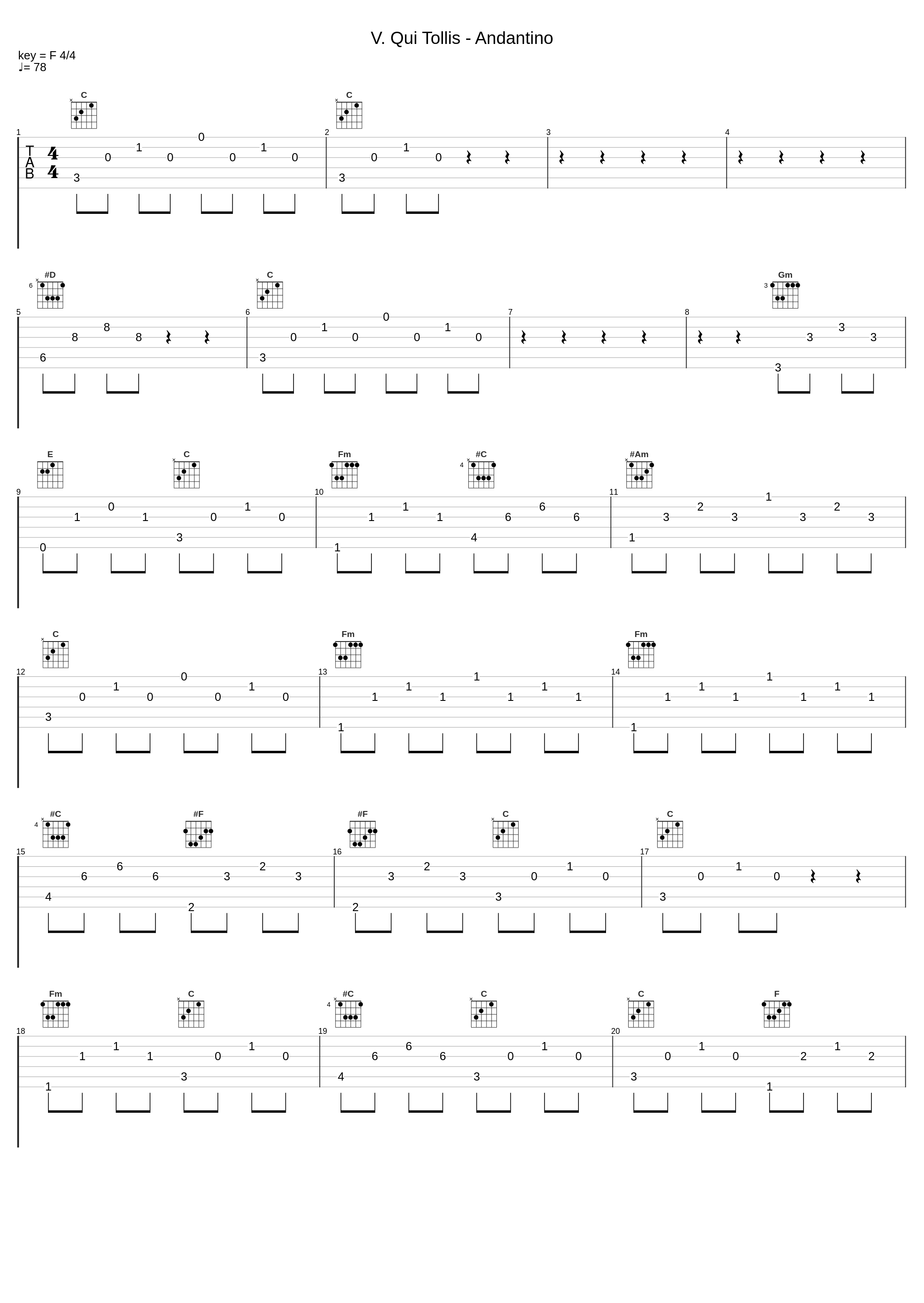 V. Qui Tollis - Andantino_Coro Accademia,Bruno Casoni,Cristina Rubin,Brigitte Balleys,Ernesto Palacio,Francesco Ellero D’Artegna,Gioachino Rossini_1