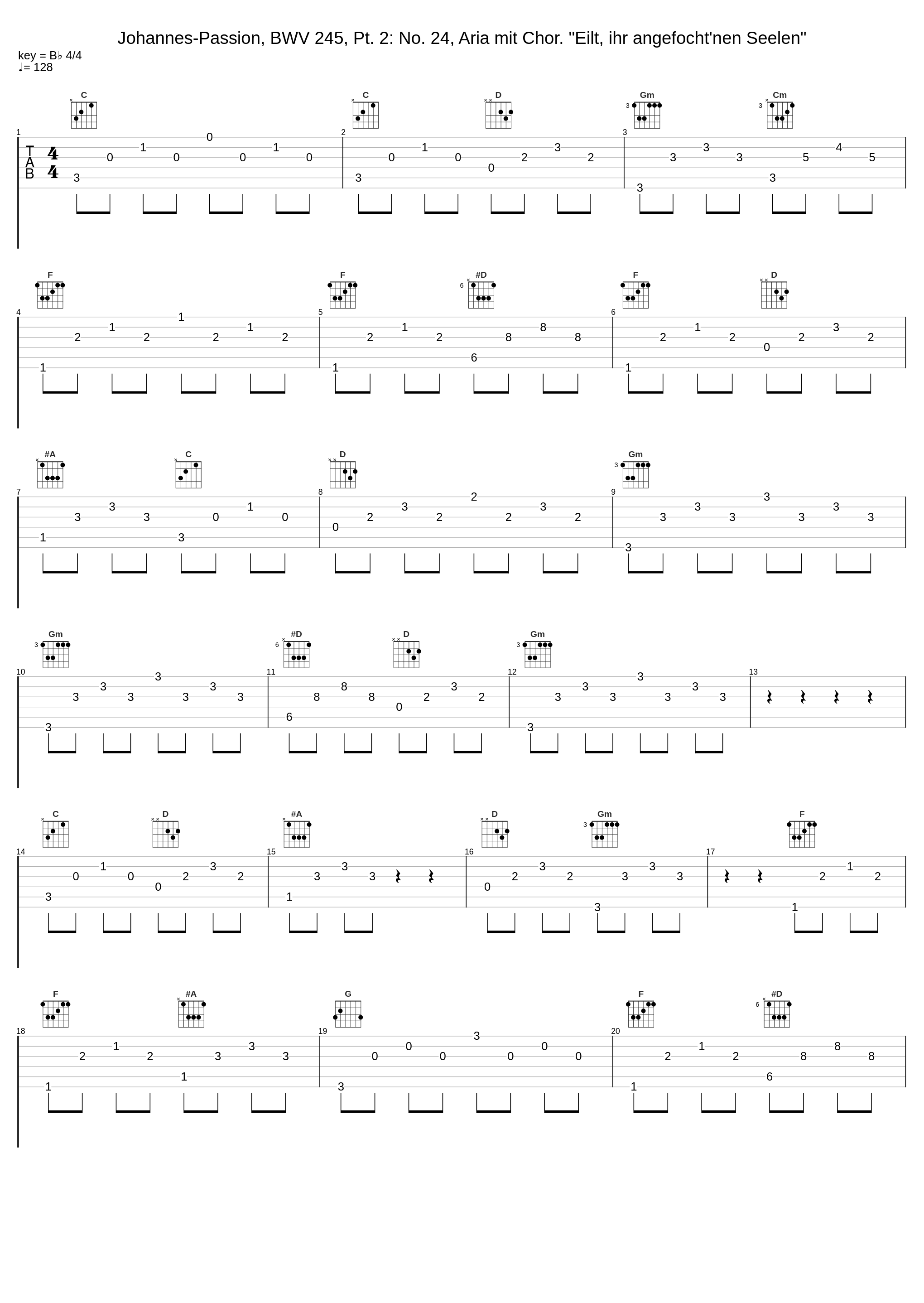 Johannes-Passion, BWV 245, Pt. 2: No. 24, Aria mit Chor. "Eilt, ihr angefocht'nen Seelen"_Fritz Wunderlich,Josef Traxel,Dietrich Fischer-Dieskau,Lisa Otto,Karl Christian Kohn,Chor der St. Hedwigs-Kathedrale Berlin,Berliner Symphoniker,Karl Forster_1