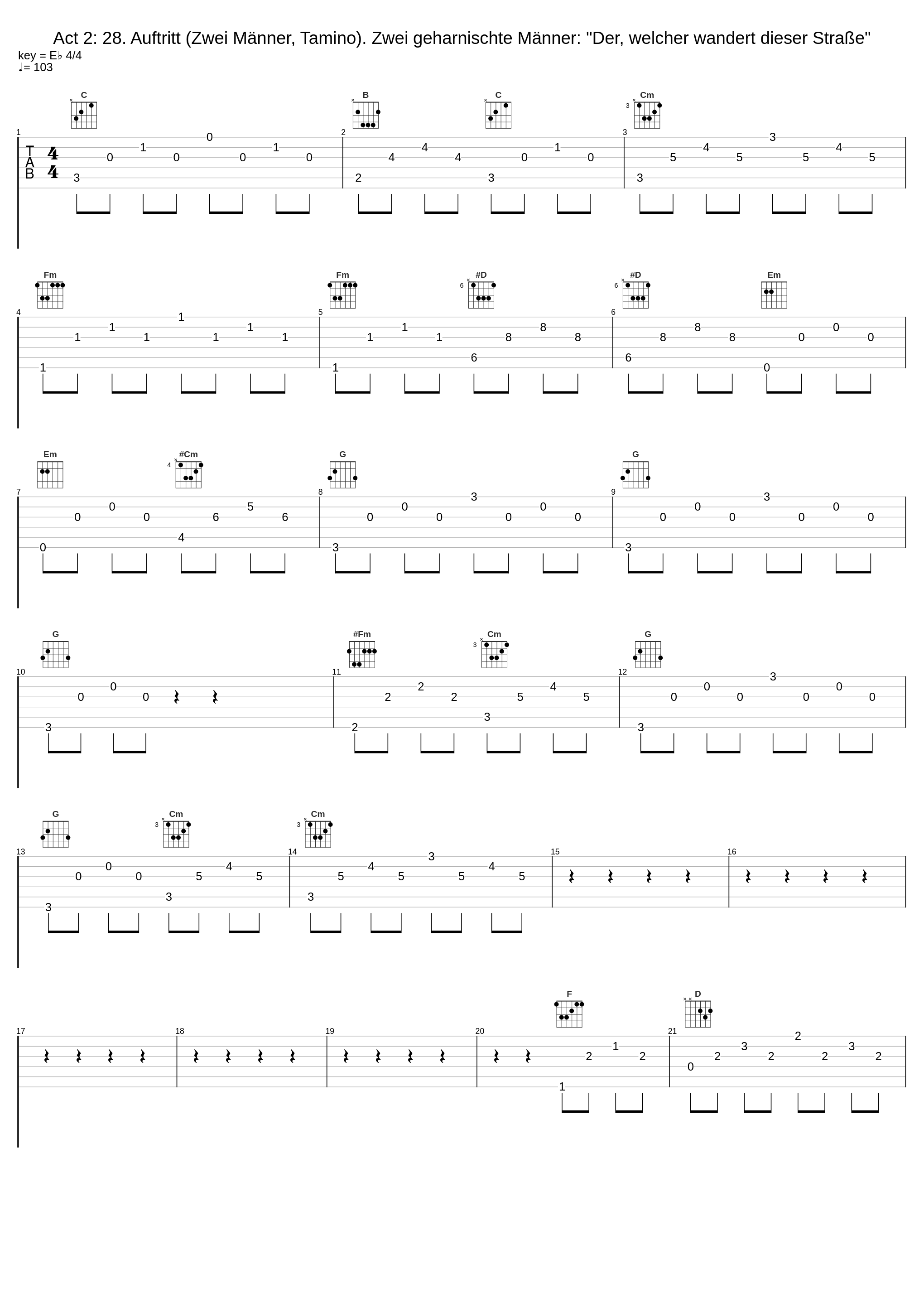 Act 2: 28. Auftritt (Zwei Männer, Tamino). Zwei geharnischte Männer: "Der, welcher wandert dieser Straße"_Magnus Staveland,René Jacobs,Akademie fur Alte Musik Berlin,Konstantin Wolff_1