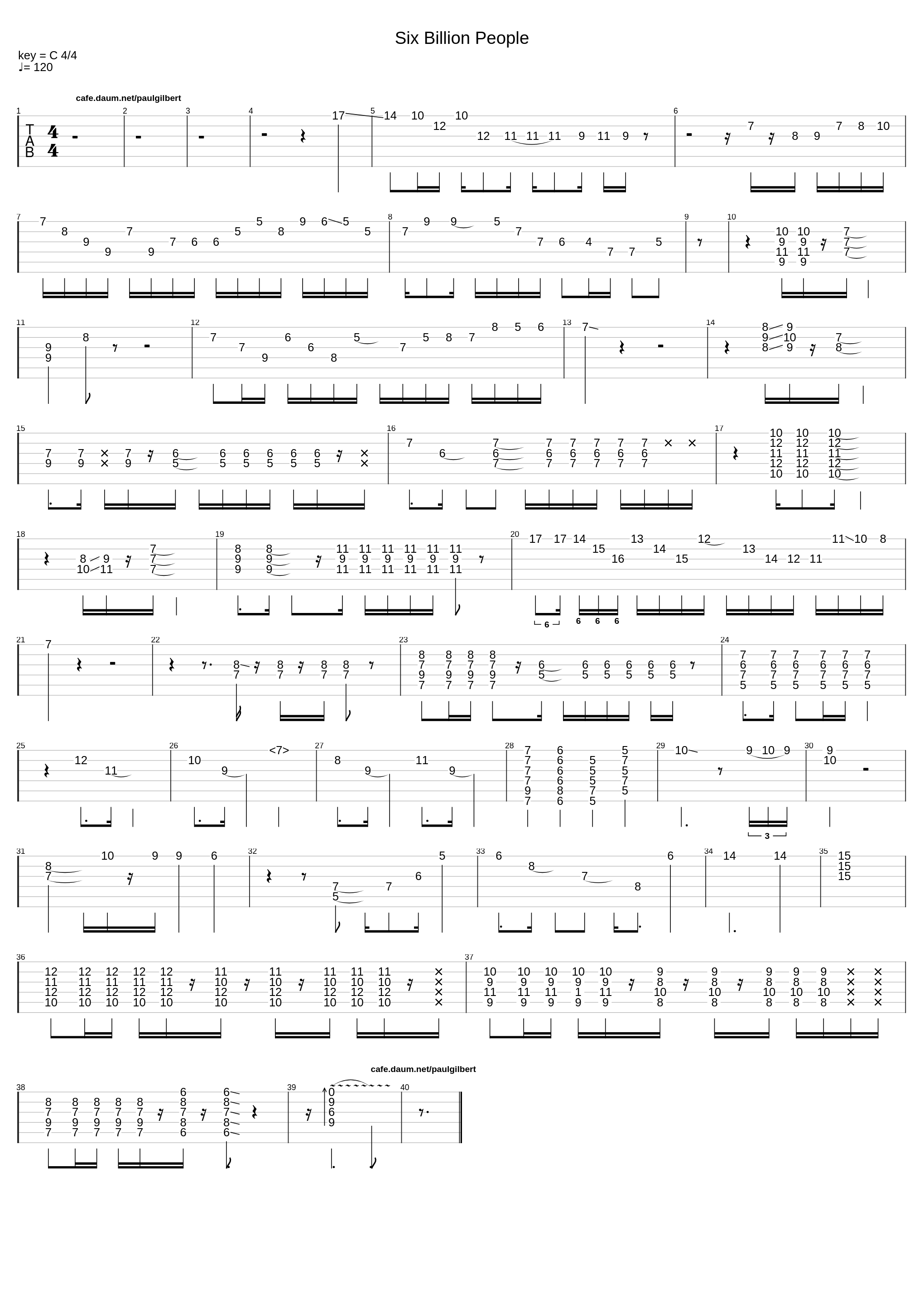 Six Billion People_Paul Gilbert_1