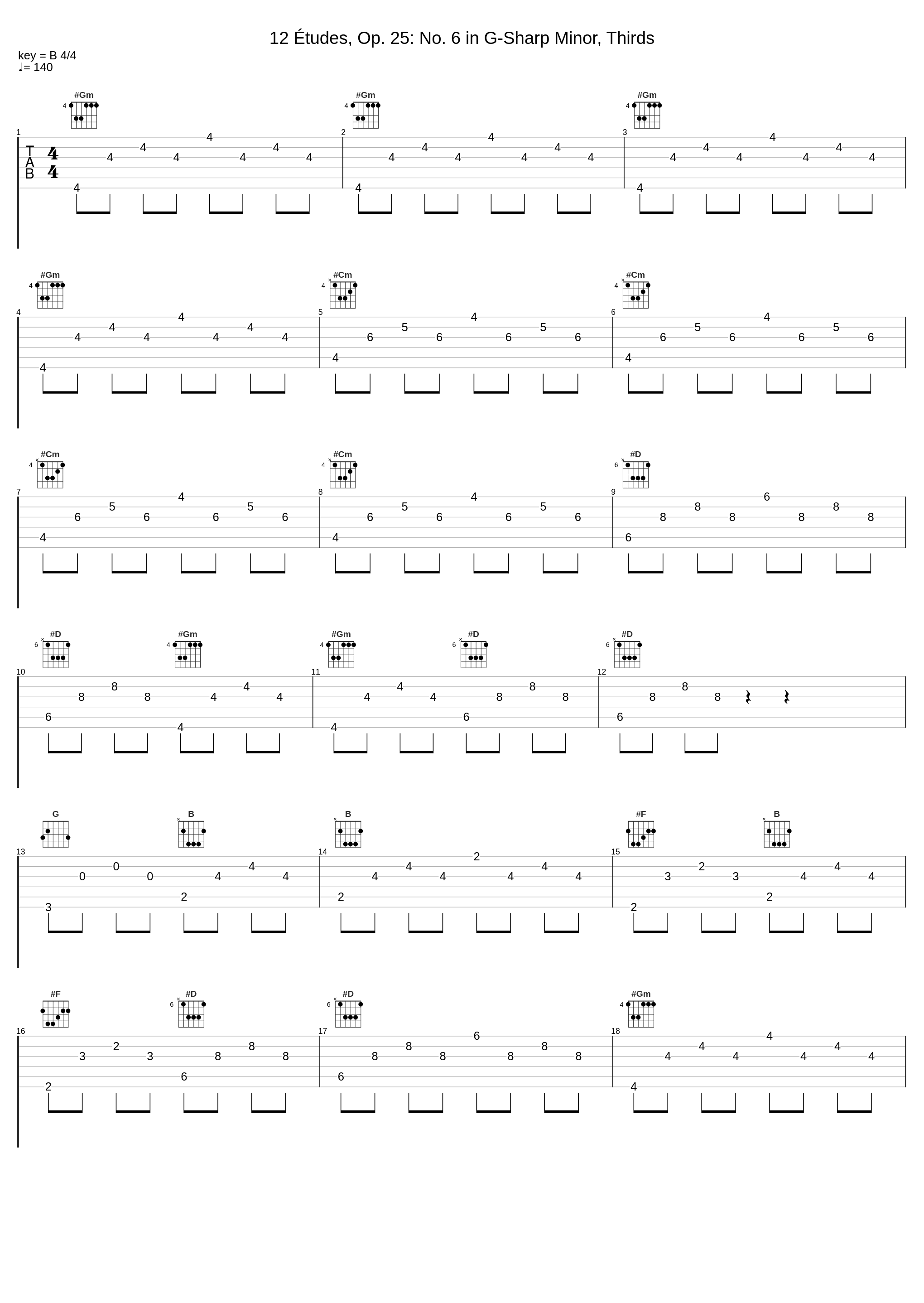 12 Études, Op. 25: No. 6 in G-Sharp Minor, Thirds_Pietro Soraci_1