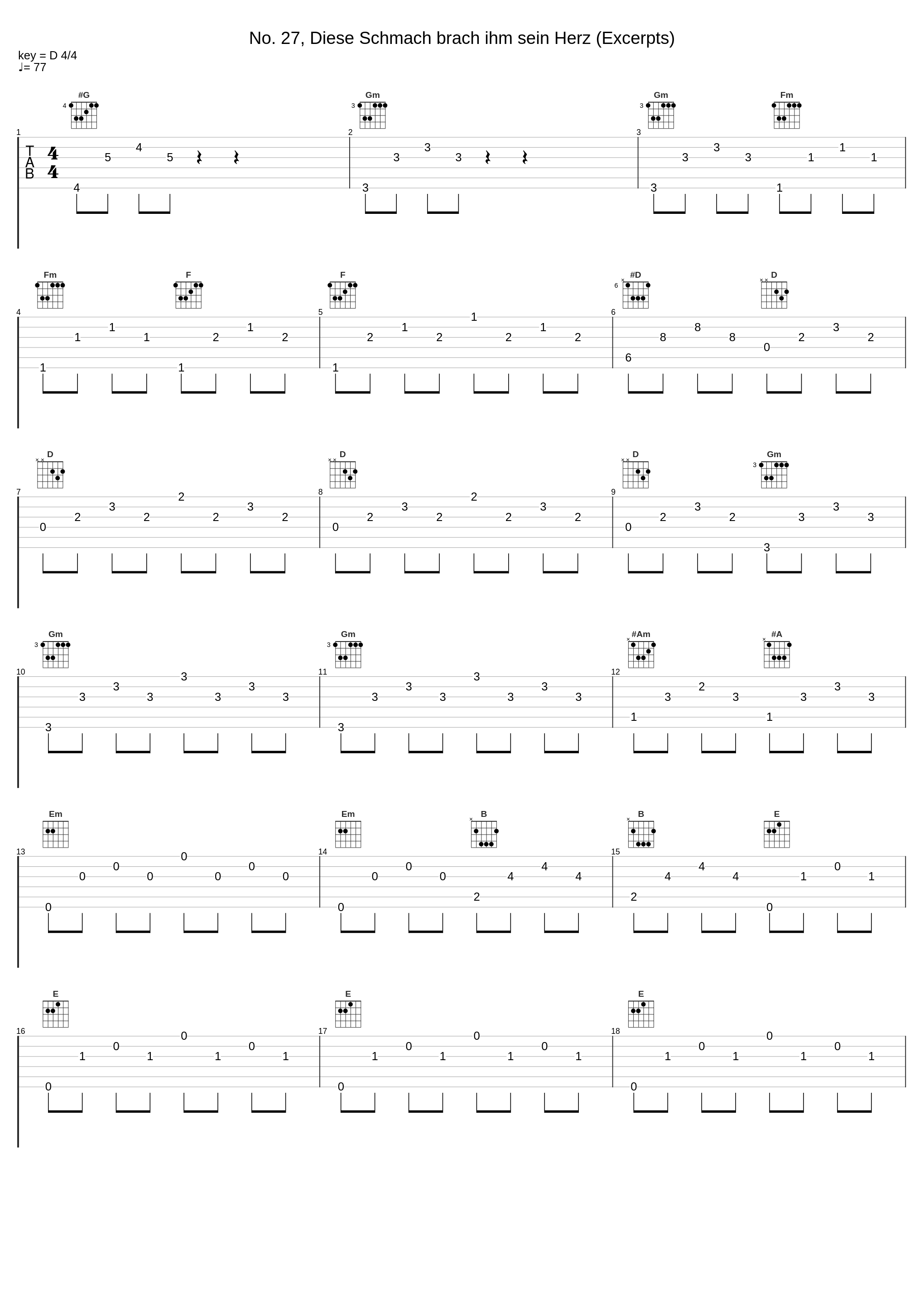 No. 27, Diese Schmach brach ihm sein Herz (Excerpts)_Ernst Haefliger,Münchener Bach-Orchester,Karl Richter_1