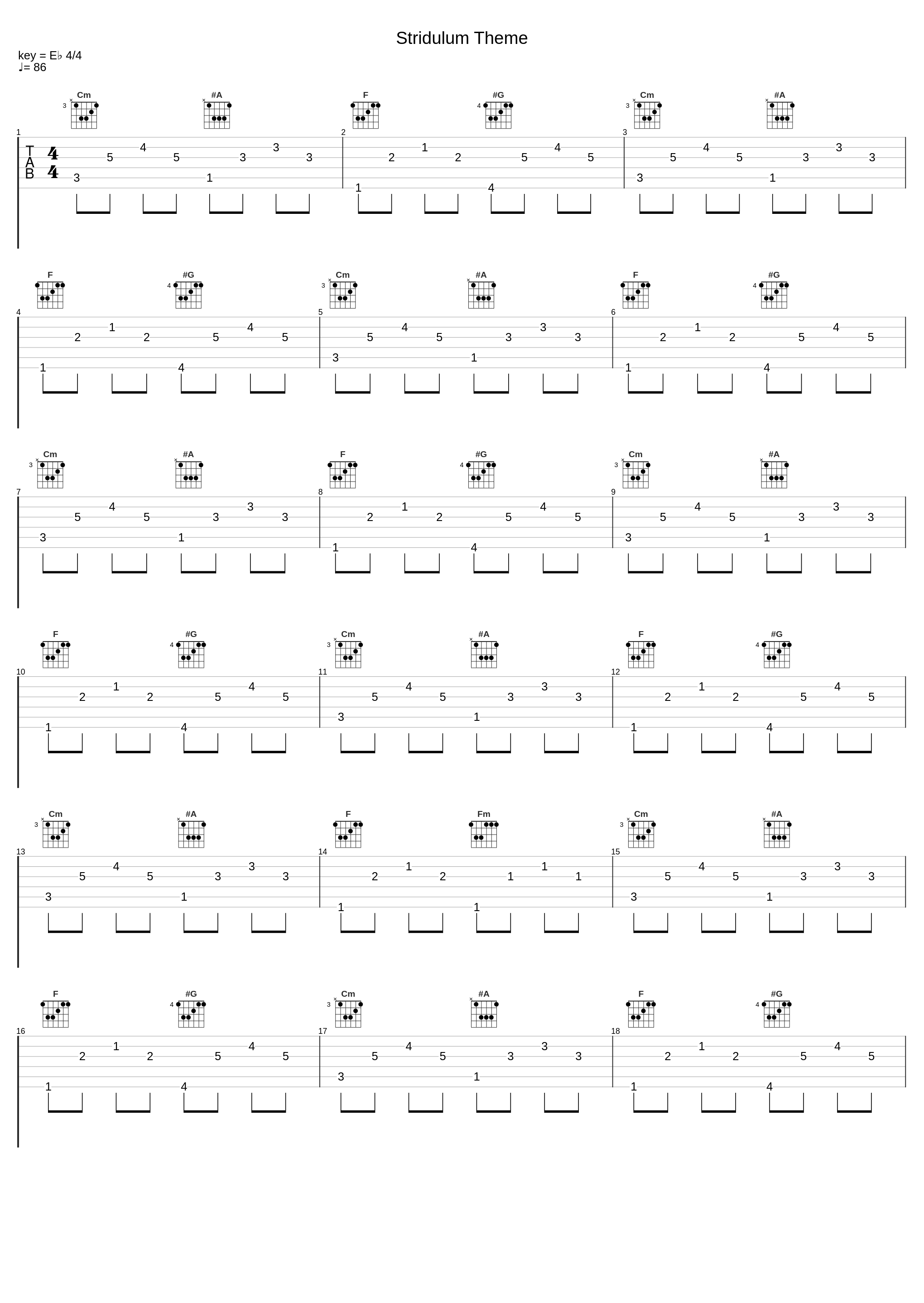 Stridulum Theme_Franco Micalizzi_1