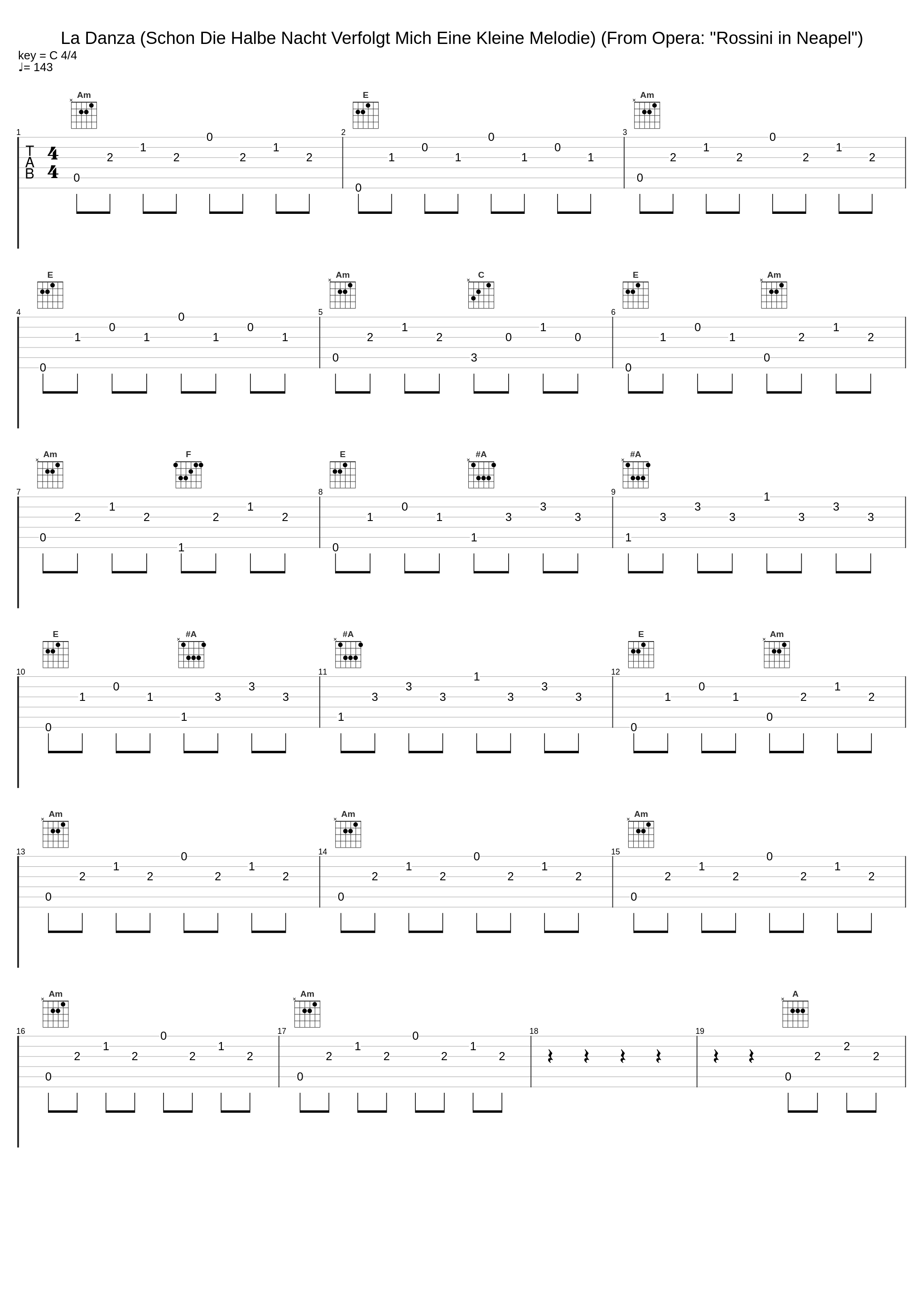 La Danza (Schon Die Halbe Nacht Verfolgt Mich Eine Kleine Melodie) (From Opera: "Rossini in Neapel")_Richard Tauber,Orchester der Wiener Staatsoper,Josef Krips_1