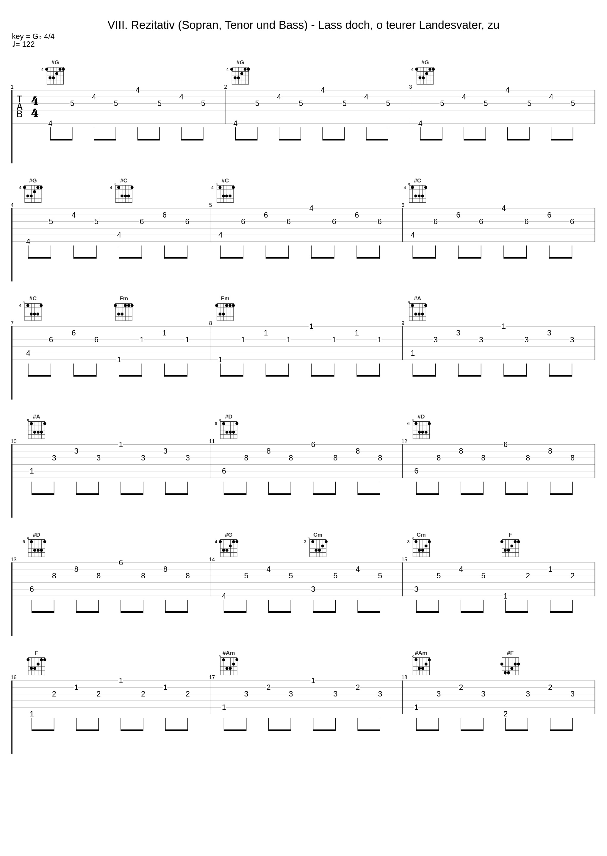 VIII. Rezitativ (Sopran, Tenor und Bass) - Lass doch, o teurer Landesvater, zu_Rudolf Lutz,Chor der J.S. Bach-Stiftung,Johann Sebastian Bach,Miriam Feuersinger,Daniel Johannsen,Peter Kooji_1