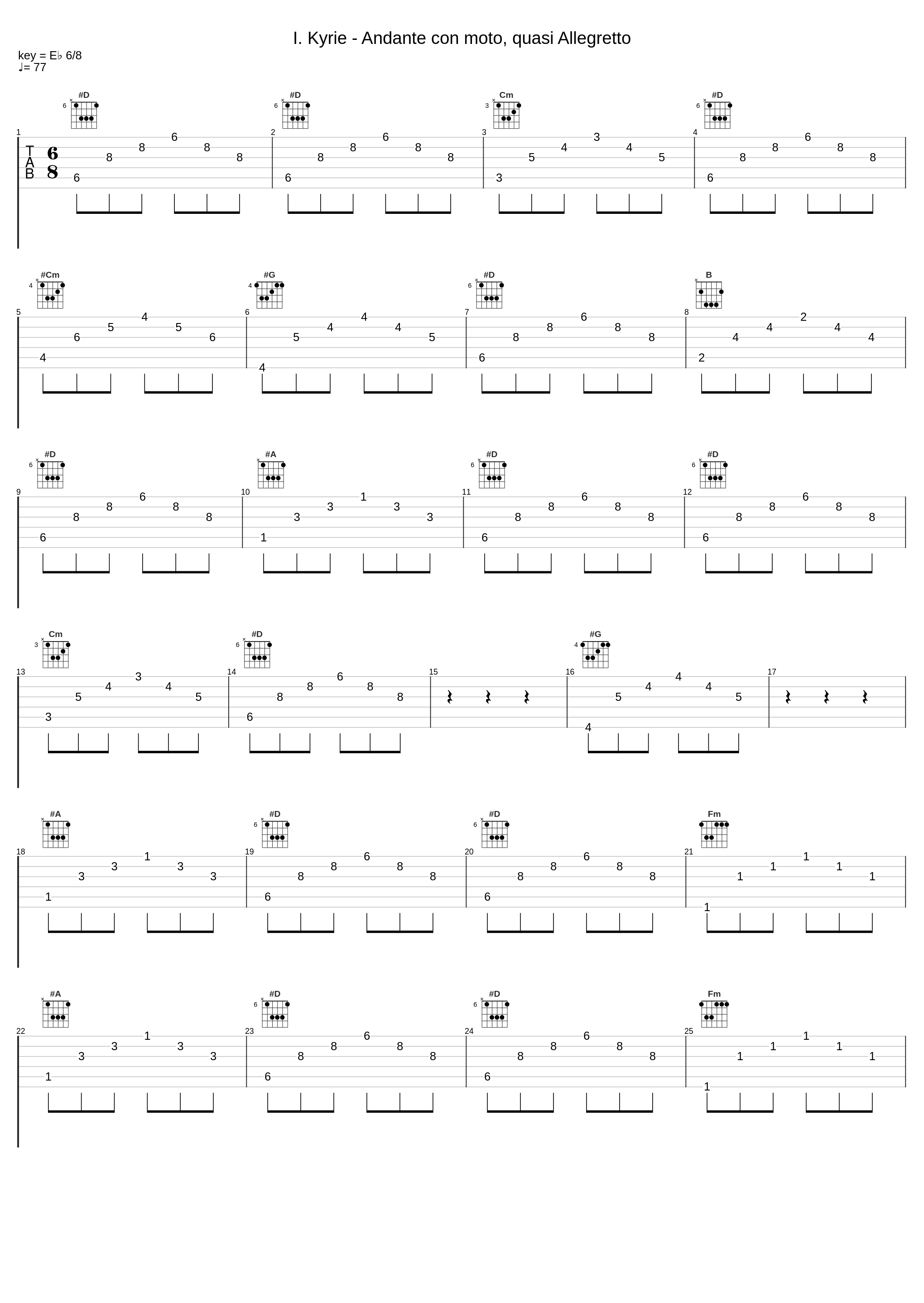 I. Kyrie - Andante con moto, quasi Allegretto_Carlo Maria Giulini,Franz Schubert,Wolfgang Bünten,Herbert Lippert,Andreas Schmidt,Jard van Nes,Ruth Ziesak,Chor des Bayerischen Rundfunks,Symphonie Orchester des Bayerischen Rundfunks_1