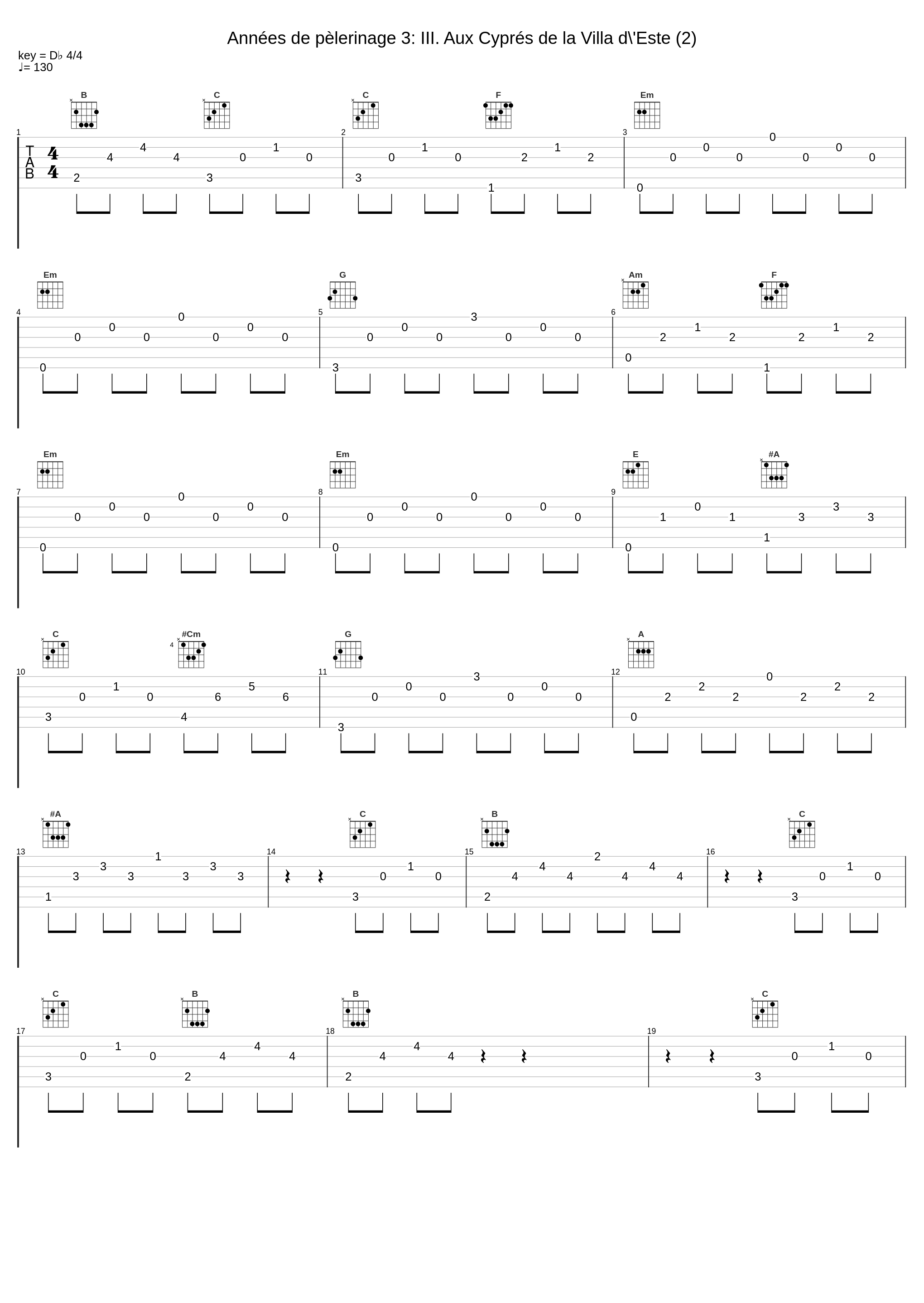 Années de pèlerinage 3: III. Aux Cyprés de la Villa d\'Este (2)_Daniel Grimwood,Franz Liszt_1