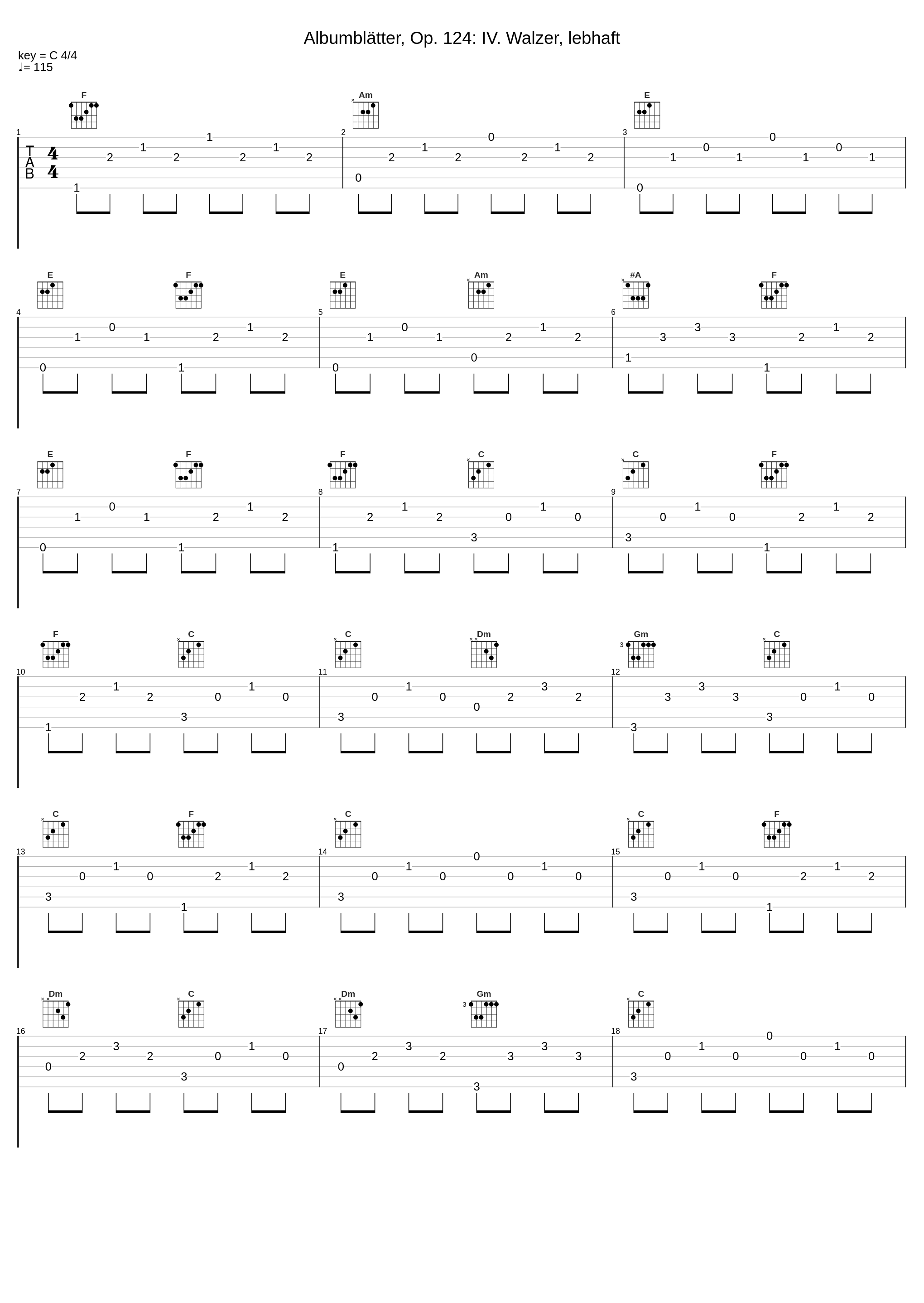 Albumblätter, Op. 124: IV. Walzer, lebhaft_Eric Le Sage,Robert Schumann_1