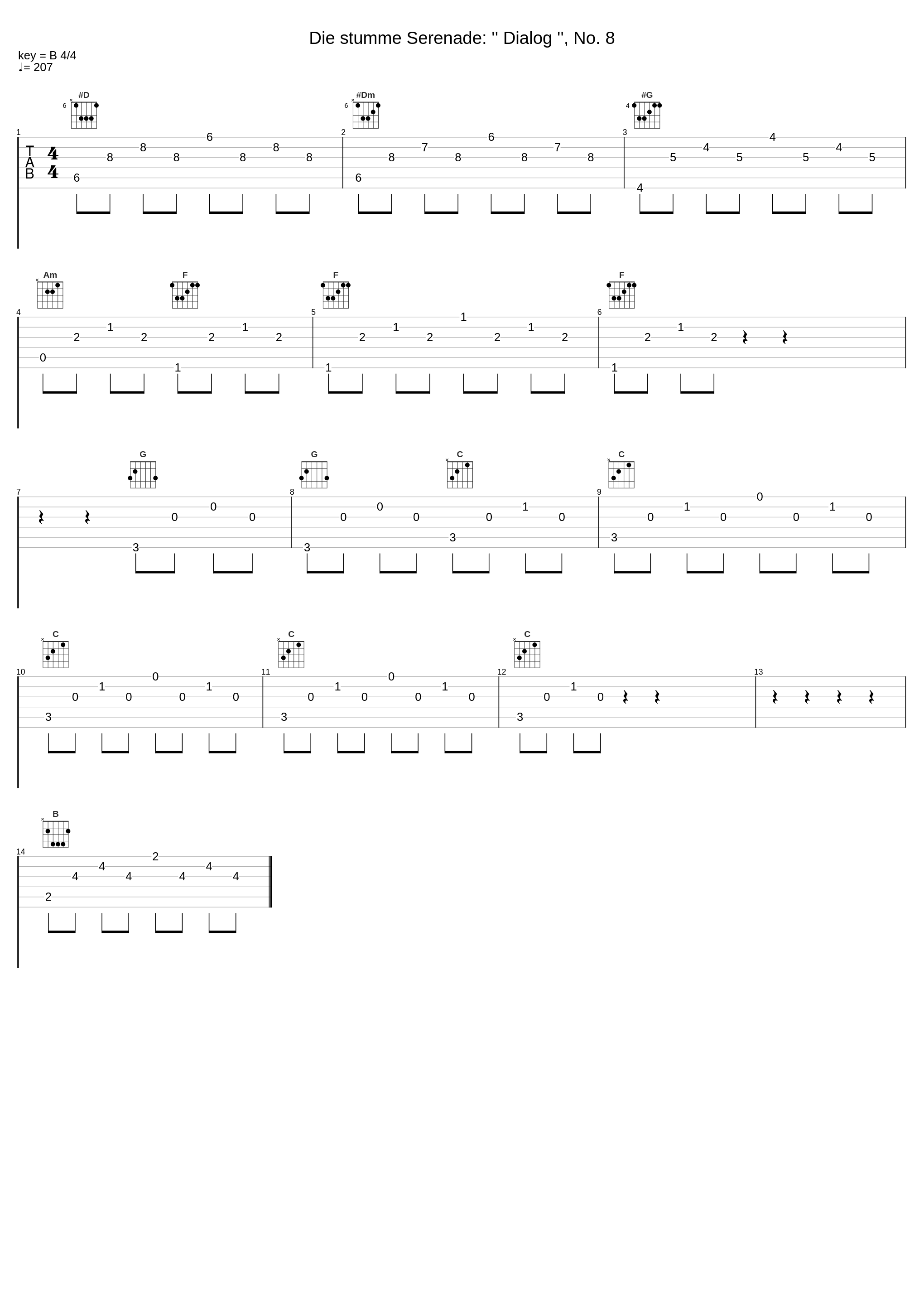 Die stumme Serenade: '' Dialog '', No. 8_Ravag Orchester,Erich Wolfgang Korngold,Fred Liewehr,Hilde Ceska_1