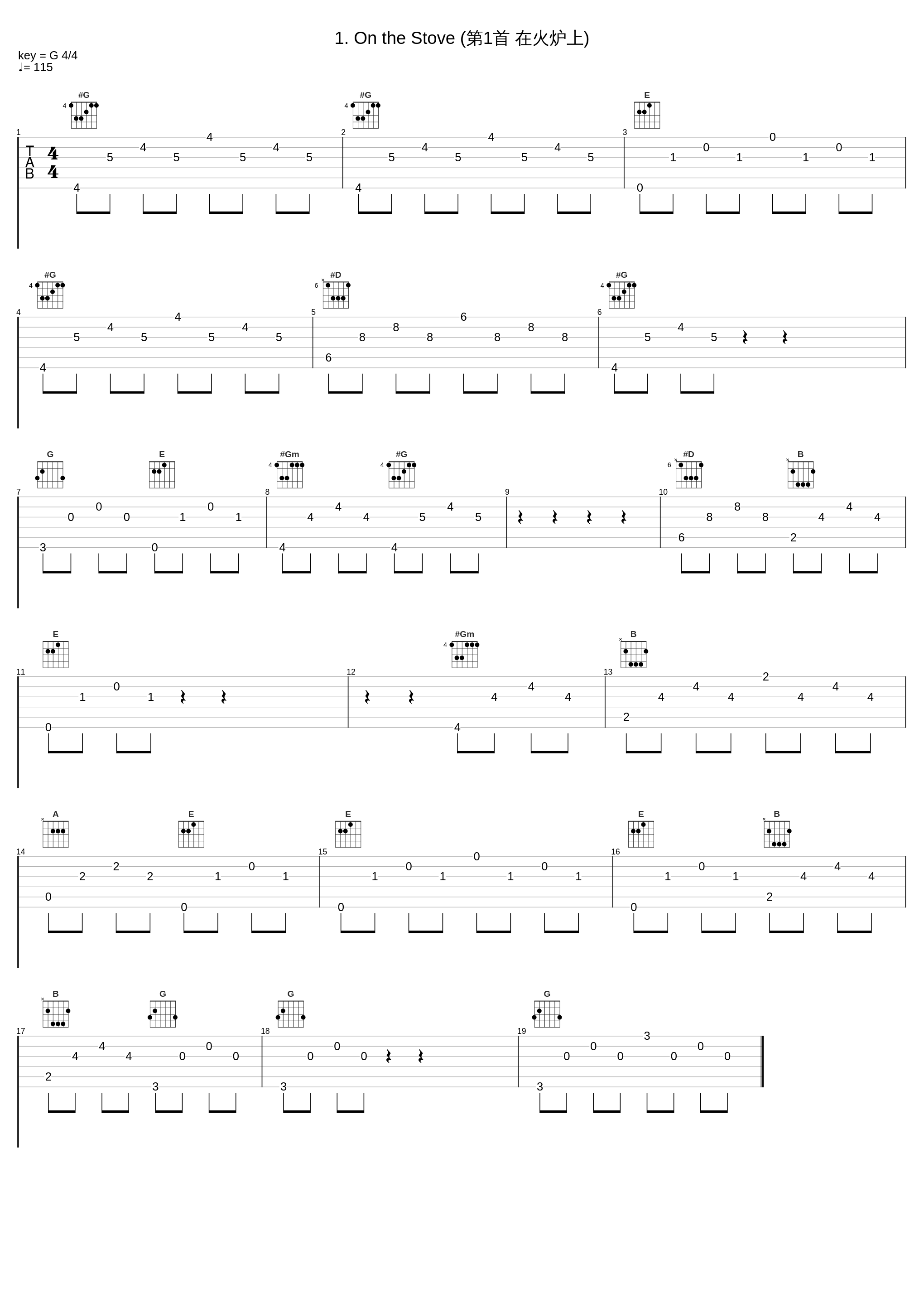 1. On the Stove (第1首 在火炉上)_Igor Stravinsky_1