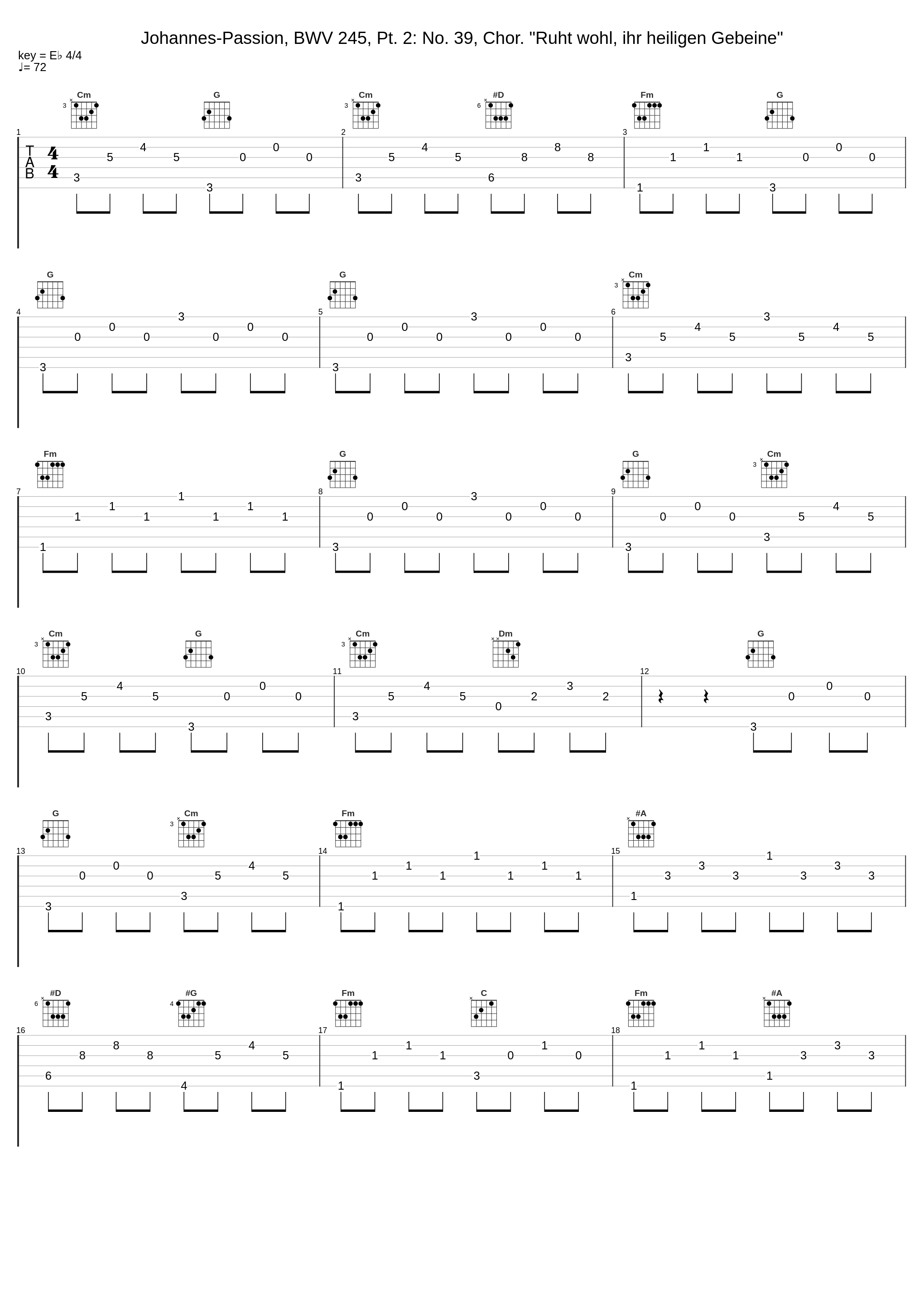 Johannes-Passion, BWV 245, Pt. 2: No. 39, Chor. "Ruht wohl, ihr heiligen Gebeine"_Fritz Wunderlich,Josef Traxel,Dietrich Fischer-Dieskau,Lisa Otto,Karl Christian Kohn,Chor der St. Hedwigs-Kathedrale Berlin,Berliner Symphoniker,Karl Forster_1