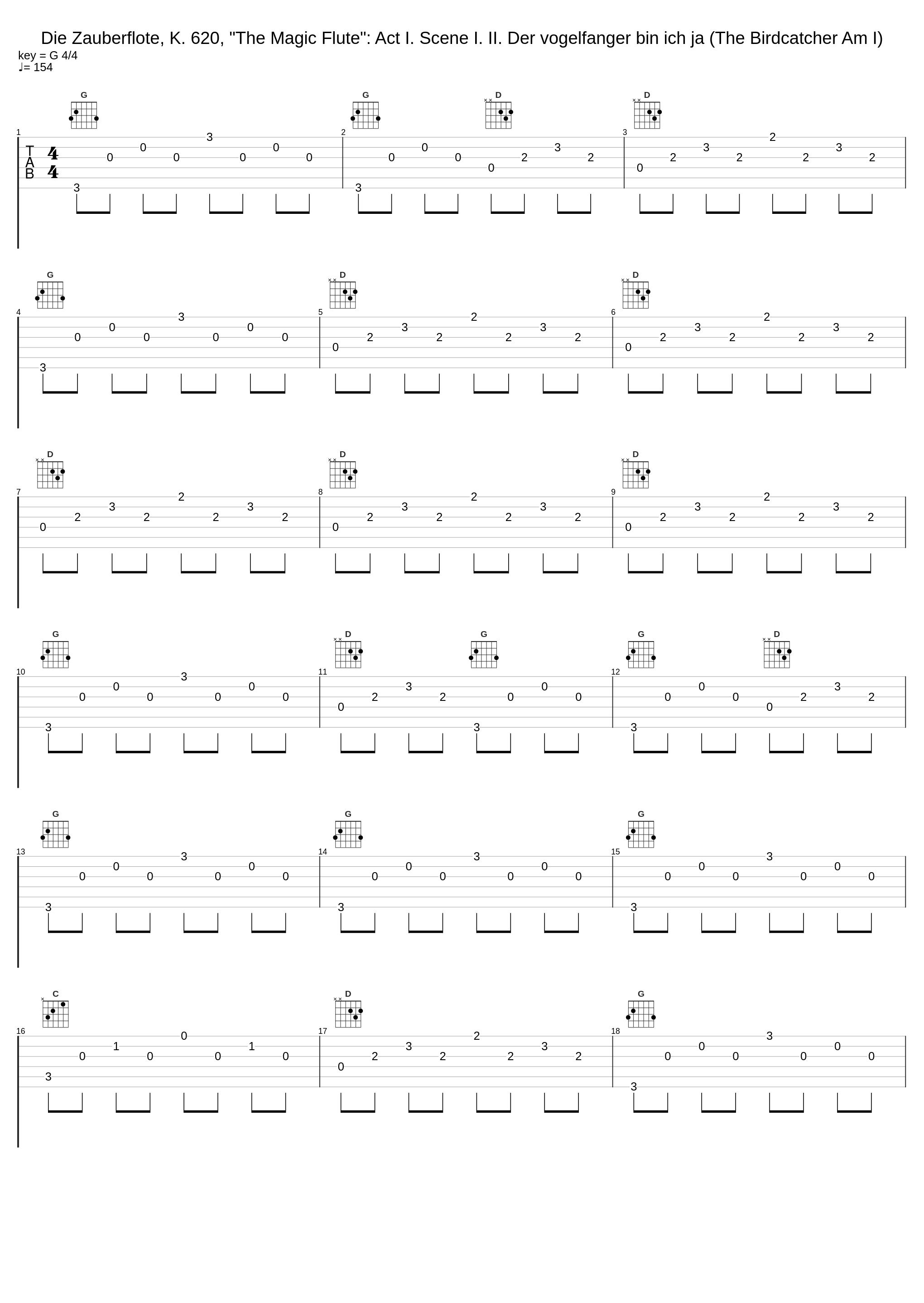 Die Zauberflote, K. 620, "The Magic Flute": Act I. Scene I. II. Der vogelfanger bin ich ja (The Birdcatcher Am I)_Wolfgang Amadeus Mozart,Gerhard Hursch,Berlin State Opera Orchestra,Sir Thomas Beecham_1