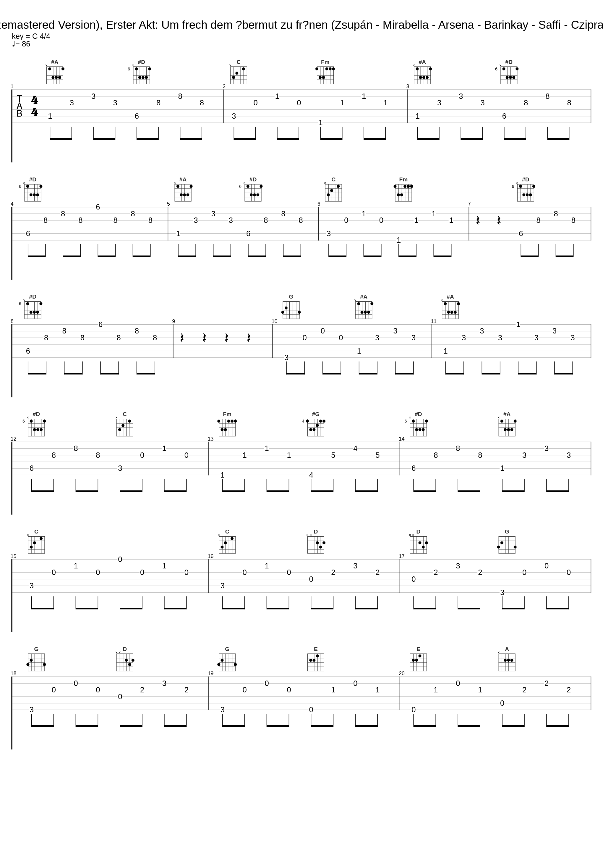 Der Zigeunerbaron (1996 Remastered Version), Erster Akt: Um frech dem Übermut zu frönen (Zsupán - Mirabella - Arsena - Barinkay - Saffi - Czipra - Ottokar - Carnero - Chor)_Nicolai Gedda,Grace Bumbry,Hermann Prey,Rita Streich,Kurt Böhme,Franz Allers,Orchester der Bayerischen Staatsoper München,Gisela Litz,Biserka Cvejic,Wolfgang Anheisser,Chor der Bayerischen Staatsoper München,Willi Brokmeier_1