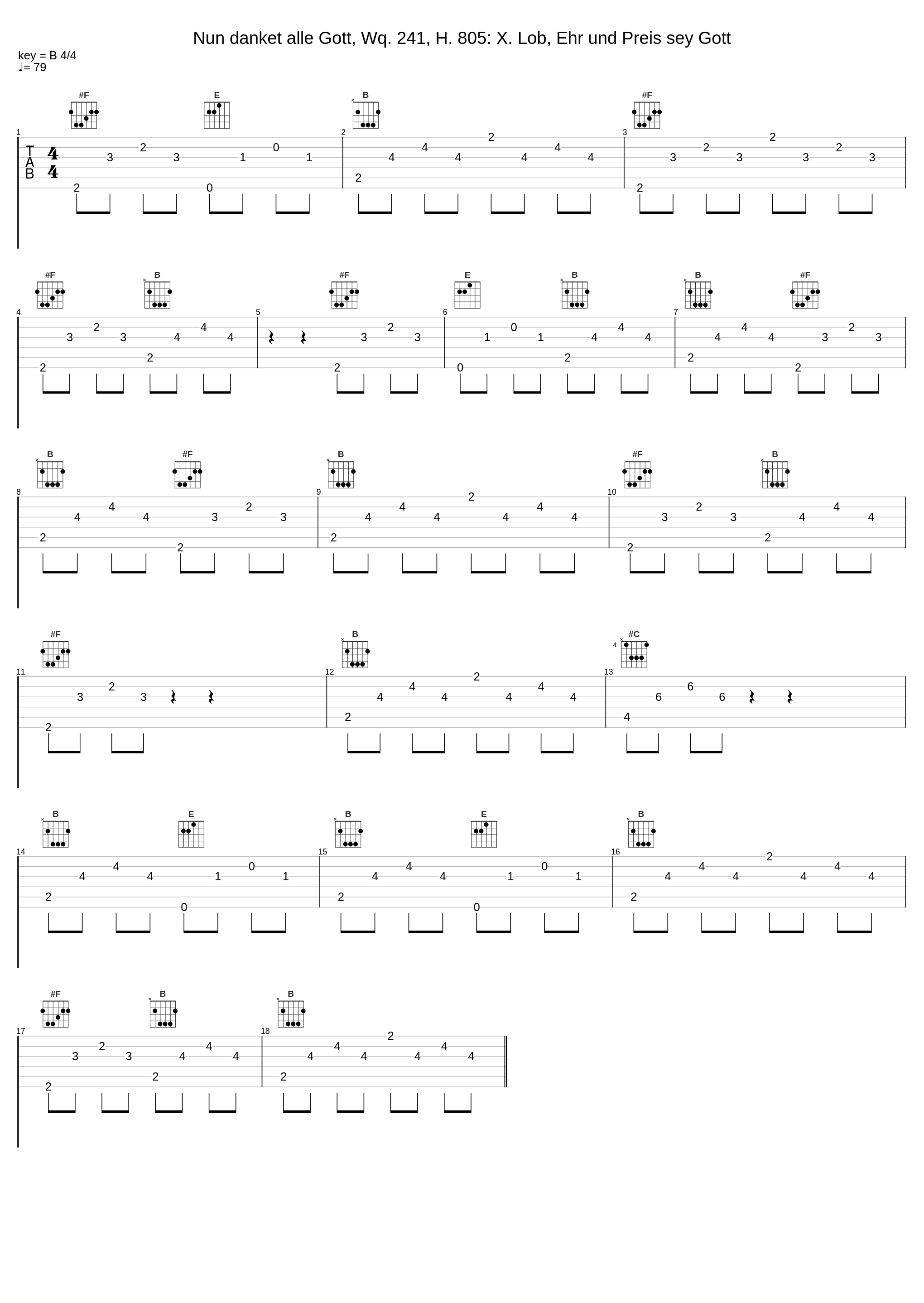 Nun danket alle Gott, Wq. 241, H. 805: X. Lob, Ehr und Preis sey Gott_Himlische Cantorey,Les Amis de Philippe,Ludger Rémy,Carl Philipp Emanuel Bach_1