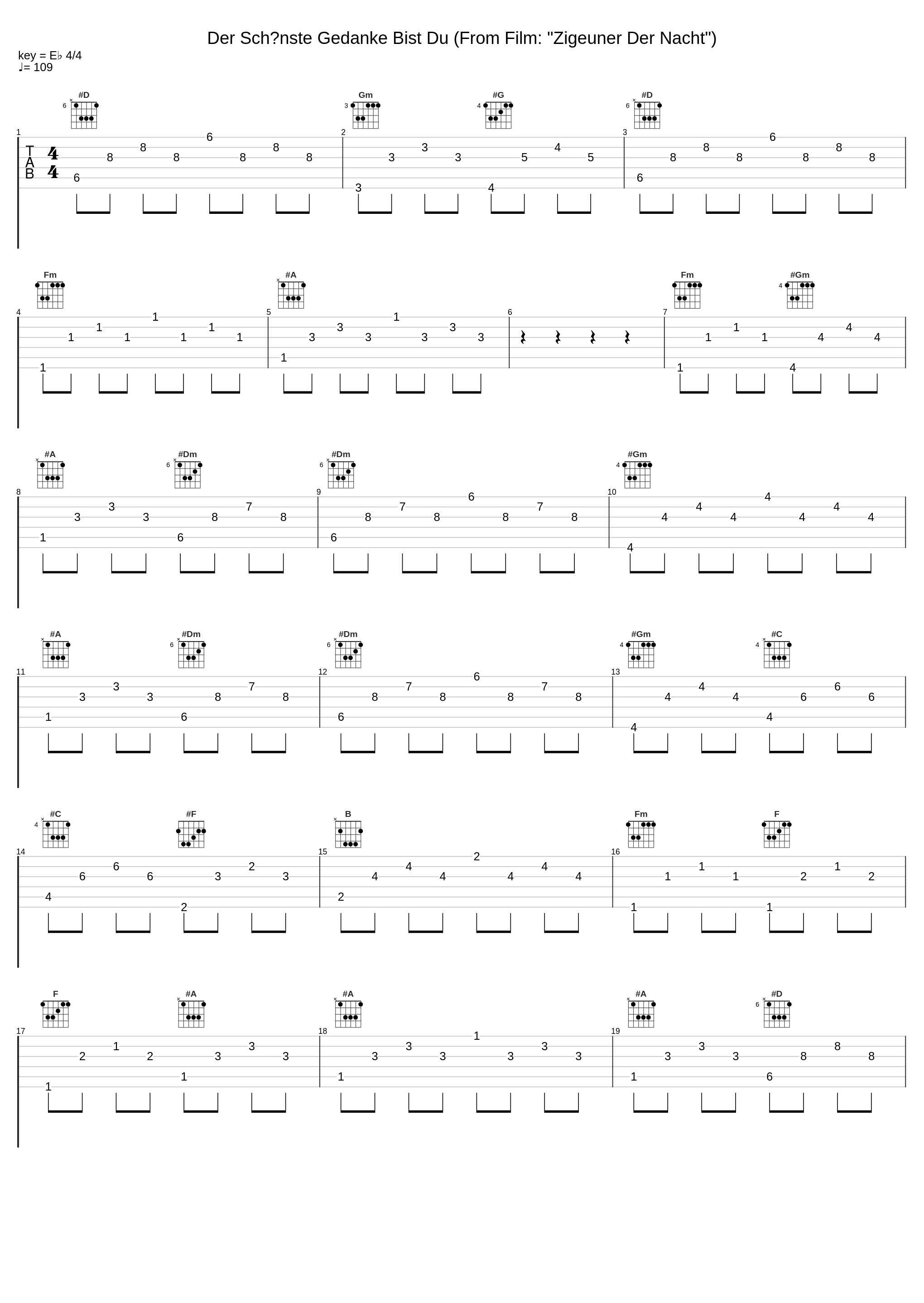 Der Schönste Gedanke Bist Du (From Film: "Zigeuner Der Nacht")_Richard Tauber,Odeon-Künstler-Orchester,Franz Schönbaumsfeld_1