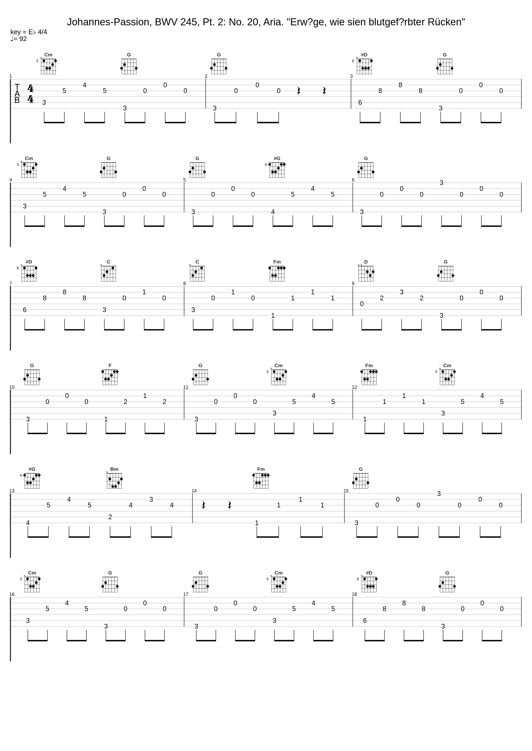 Johannes-Passion, BWV 245, Pt. 2: No. 20, Aria. "Erwäge, wie sien blutgefärbter Rücken"_Fritz Wunderlich,Josef Traxel,Dietrich Fischer-Dieskau,Lisa Otto,Karl Christian Kohn,Chor der St. Hedwigs-Kathedrale Berlin,Berliner Symphoniker,Karl Forster_1