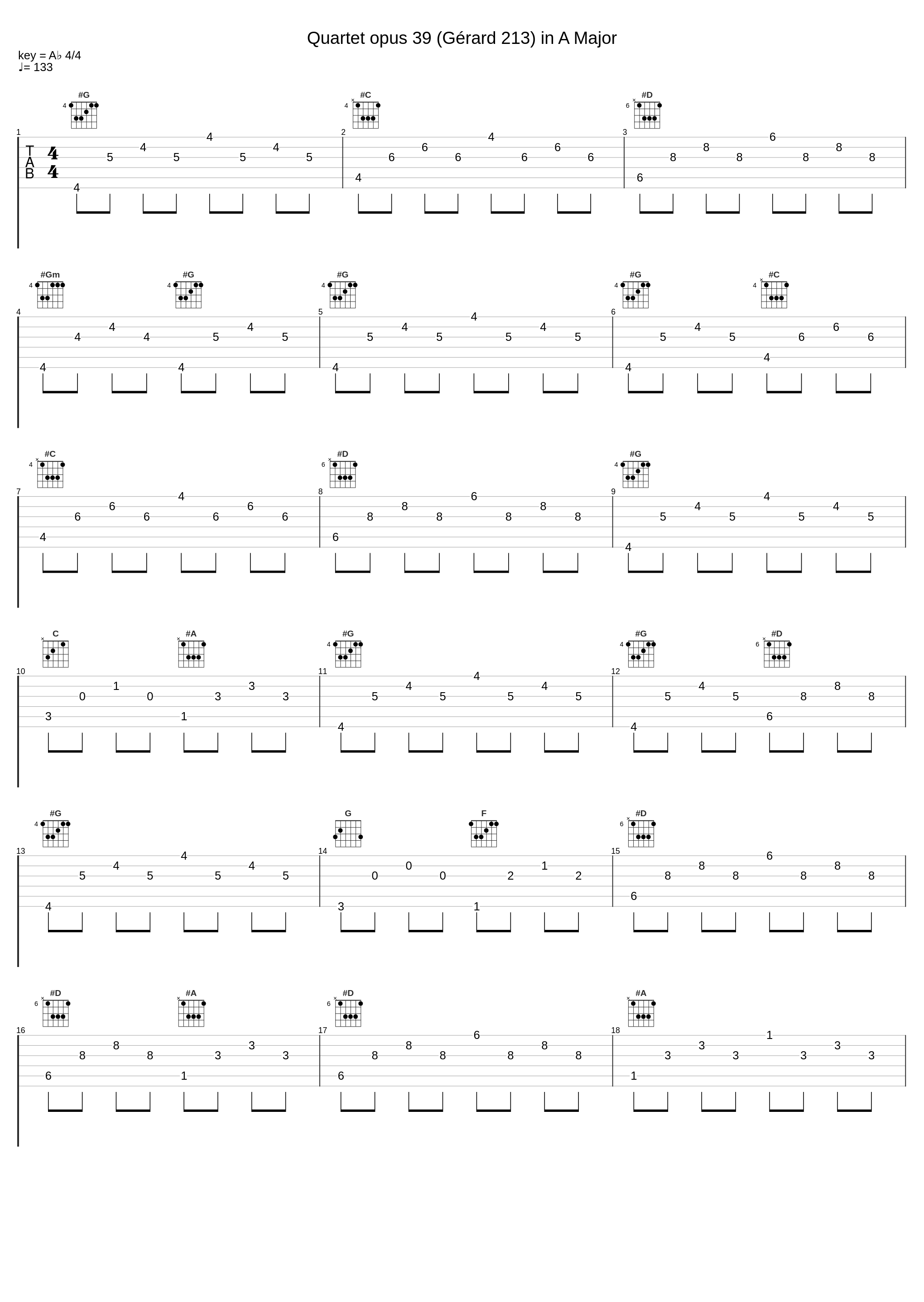 Quartet opus 39 (Gérard 213) in A Major_Boccherini Quartet,Anner Bijlsma,Luigi Boccherini_1