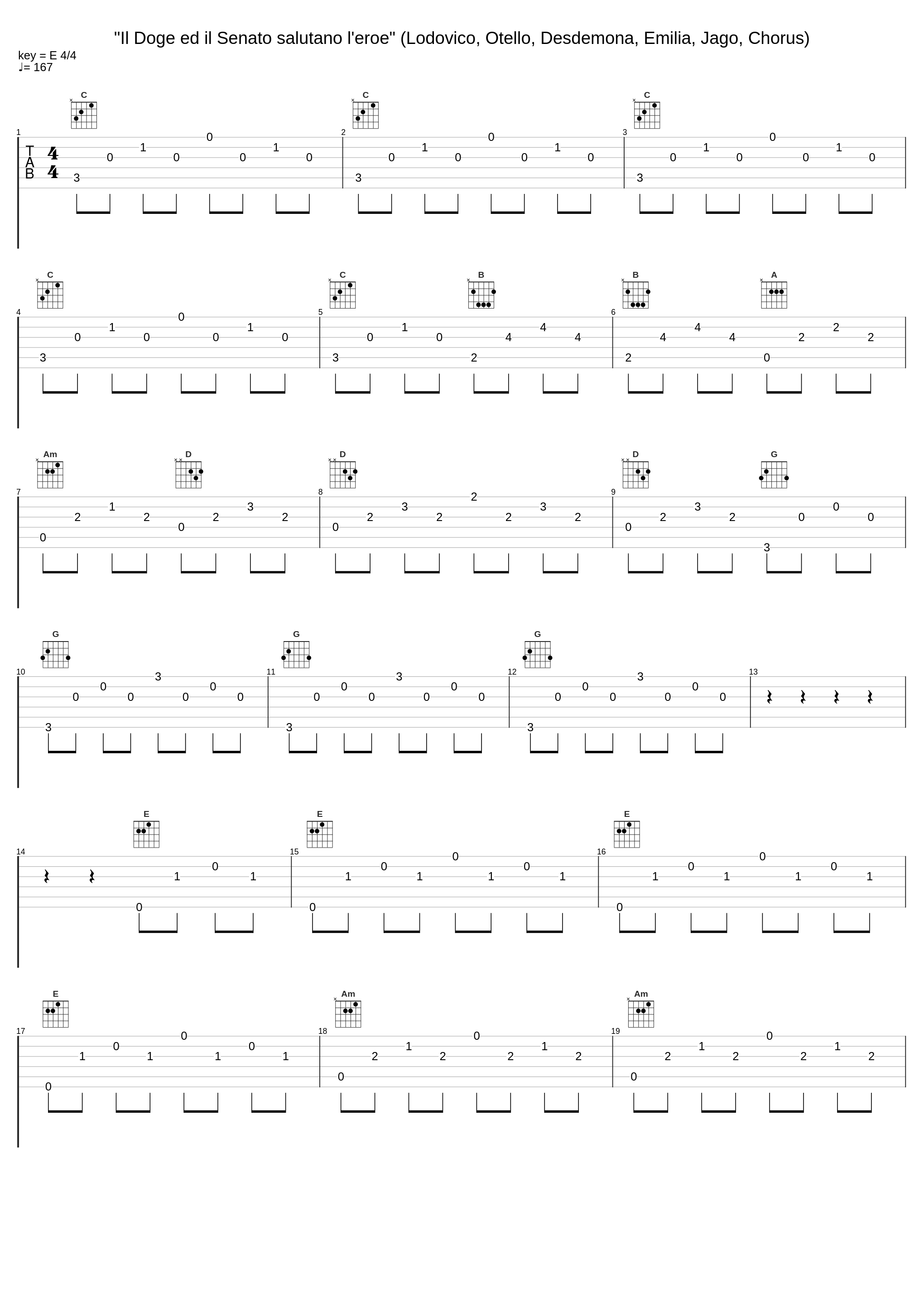 "Il Doge ed il Senato salutano l'eroe" (Lodovico, Otello, Desdemona, Emilia, Jago, Chorus)_Franco Capuana,Carlos Guichandut,Cesy Broggini,coro di Torino della Rai,Giuseppe Taddei,Marco Stefanoni,Orchestra Sinfonica Di Torino Della RAI,Rina Corsi,Ruggero Maghini_1