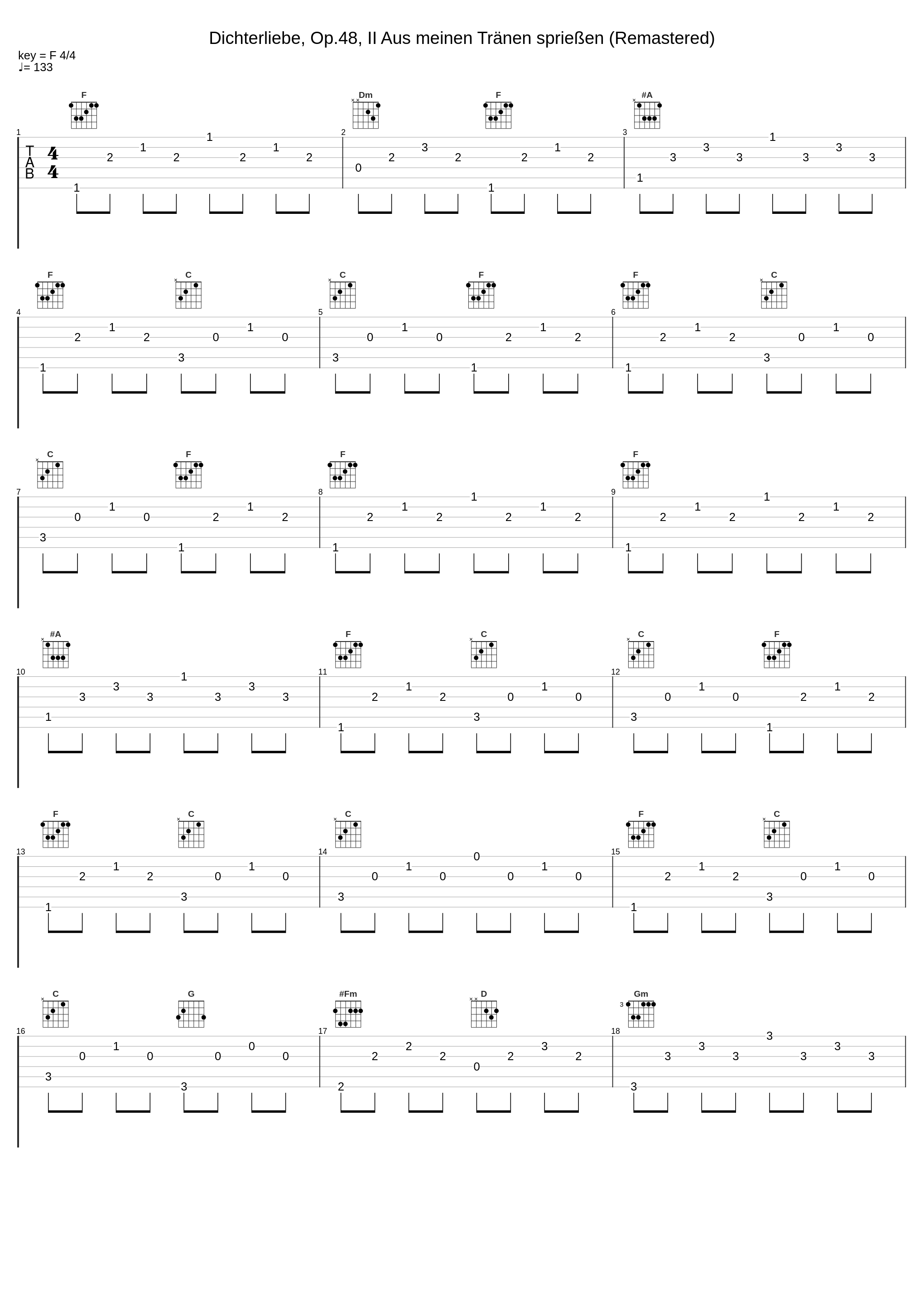 Dichterliebe, Op.48, II Aus meinen Tränen sprießen (Remastered)_Robert Schumann_1