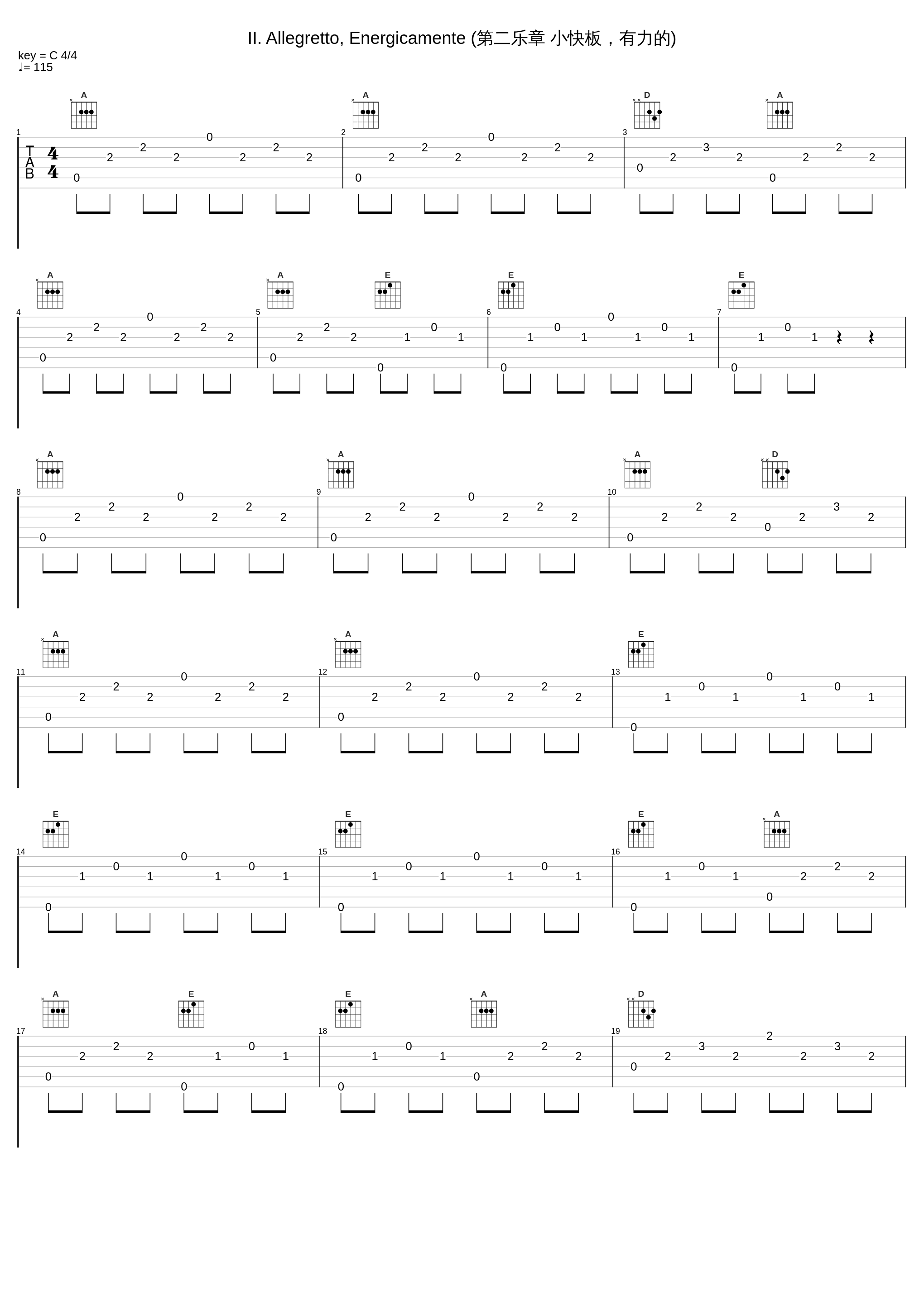 II. Allegretto, Energicamente (第二乐章 小快板，有力的)_Maurizio Preda,Luigi Alberto Bianchi_1