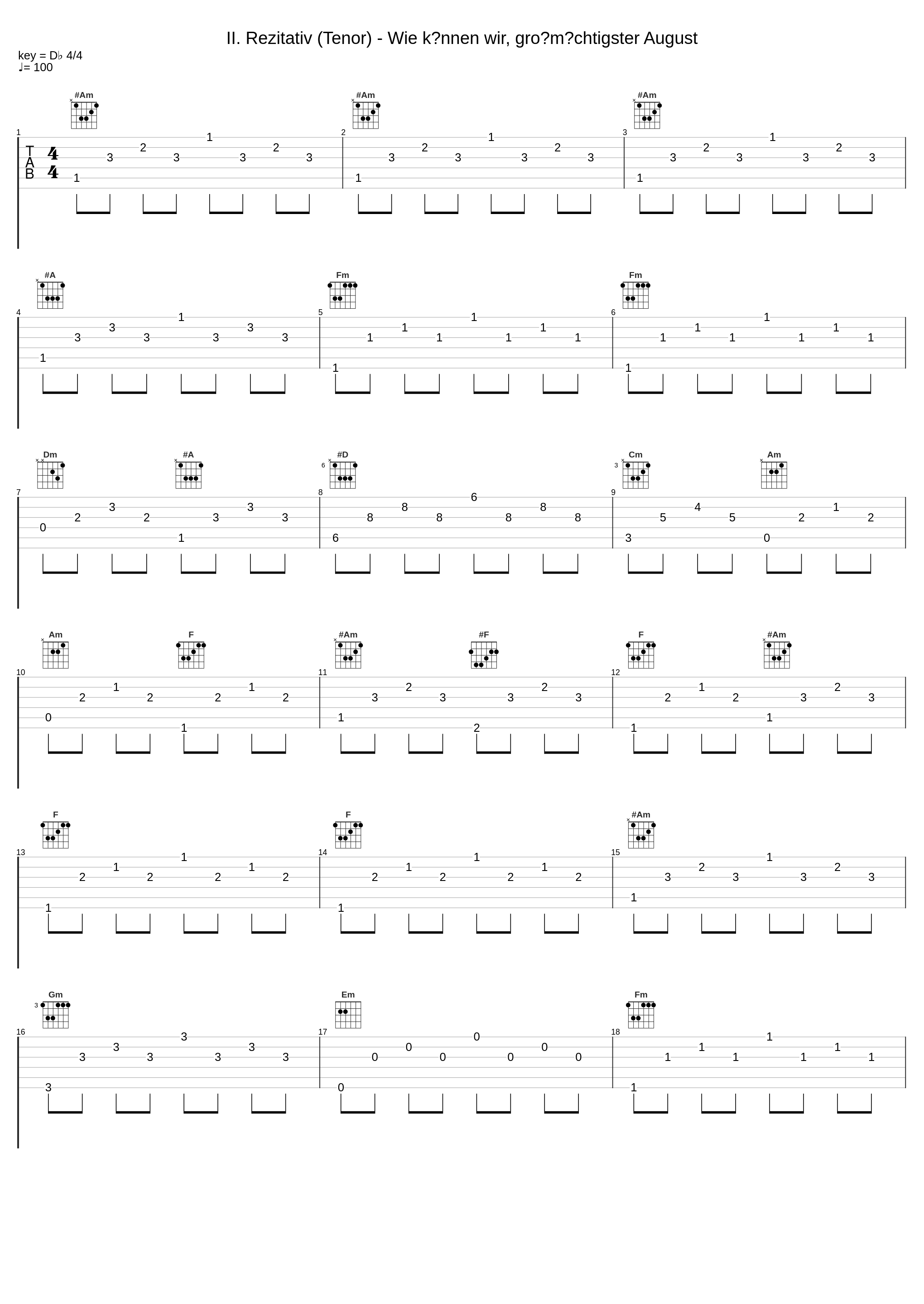 II. Rezitativ (Tenor) - Wie können wir, großmächtigster August_Rudolf Lutz,Chor der J.S. Bach-Stiftung,Johann Sebastian Bach,Daniel Johannsen_1