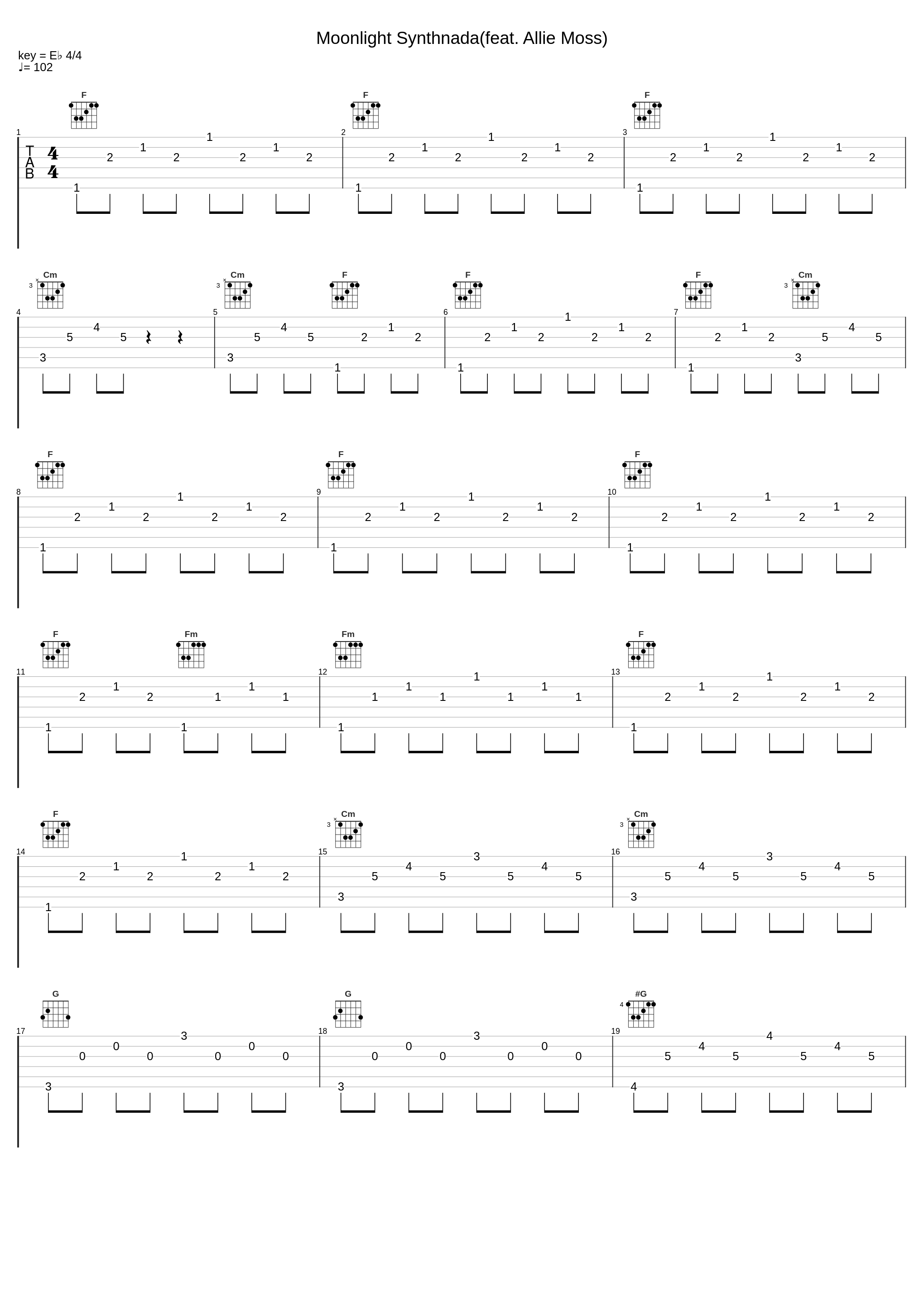 Moonlight Synthnada(feat. Allie Moss)_Sean Morin,Fort Gorgeous,Allie Moss_1