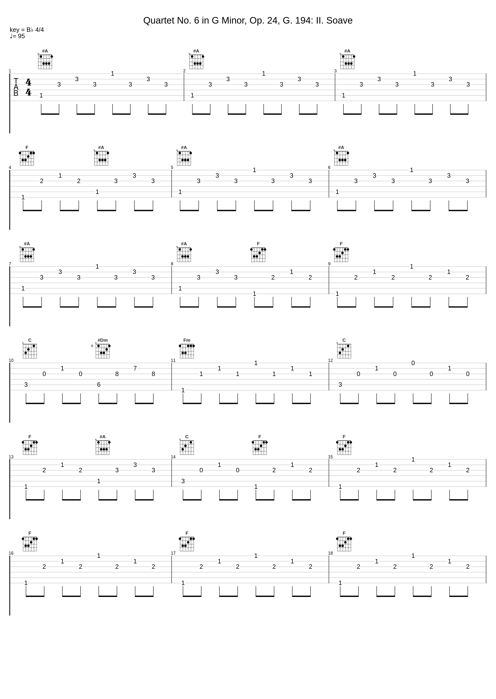 Quartet No. 6 in G Minor, Op. 24, G. 194: II. Soave_Les Folies Françoises,Patrick Cohen-Akenine,Luigi Boccherini_1