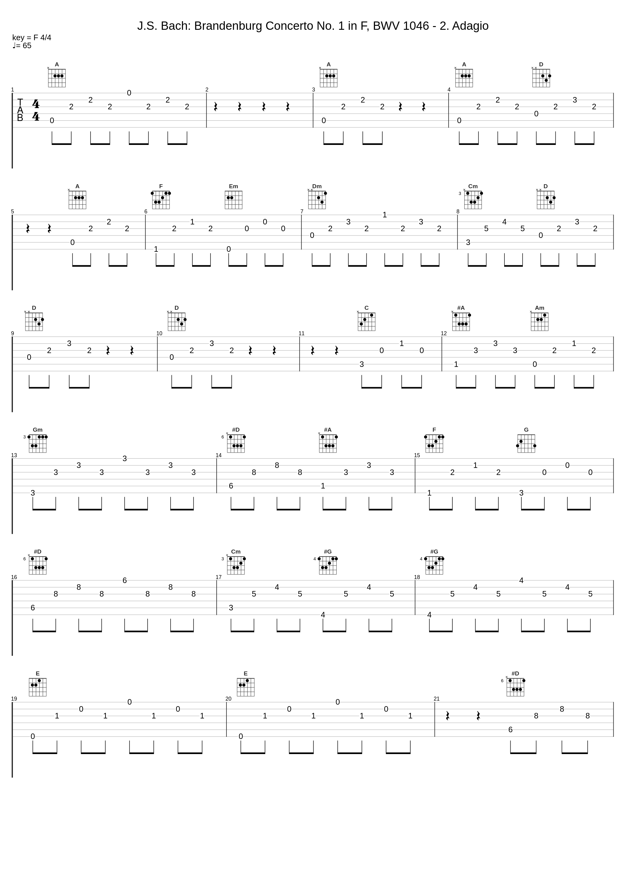 J.S. Bach: Brandenburg Concerto No. 1 in F, BWV 1046 - 2. Adagio_Hansheinz Schneeberger,Manfred Clement,Hermann Baumann,Werner Meyendorf,Karl Kolbinger,Hedwig Bilgram,Münchener Bach-Orchester,Karl Richter_1