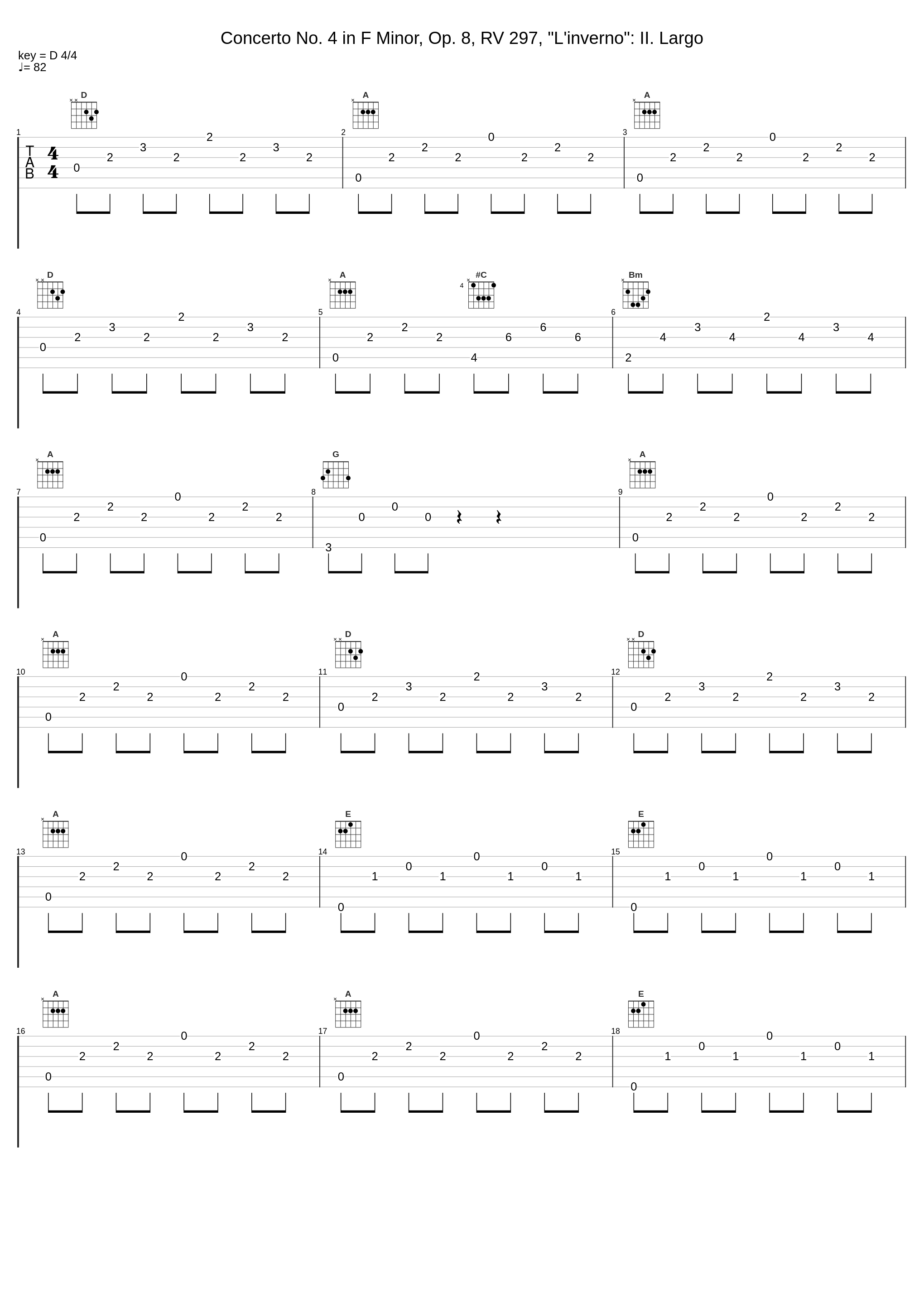 Concerto No. 4 in F Minor, Op. 8, RV 297, "L'inverno": II. Largo_Midori Seiler,Akademie fur Alte Musik Berlin_1