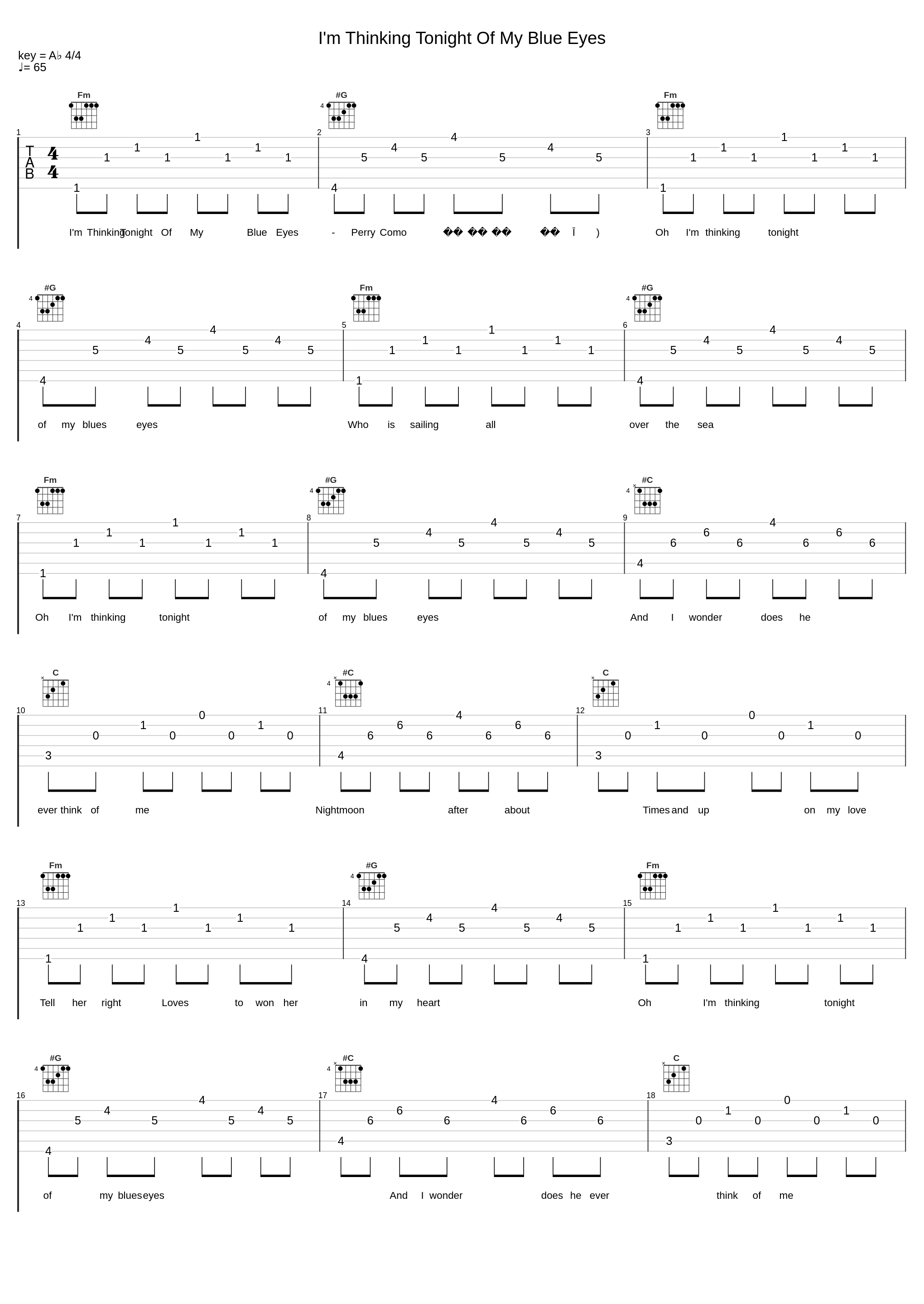I'm Thinking Tonight Of My Blue Eyes_Perry Como_1