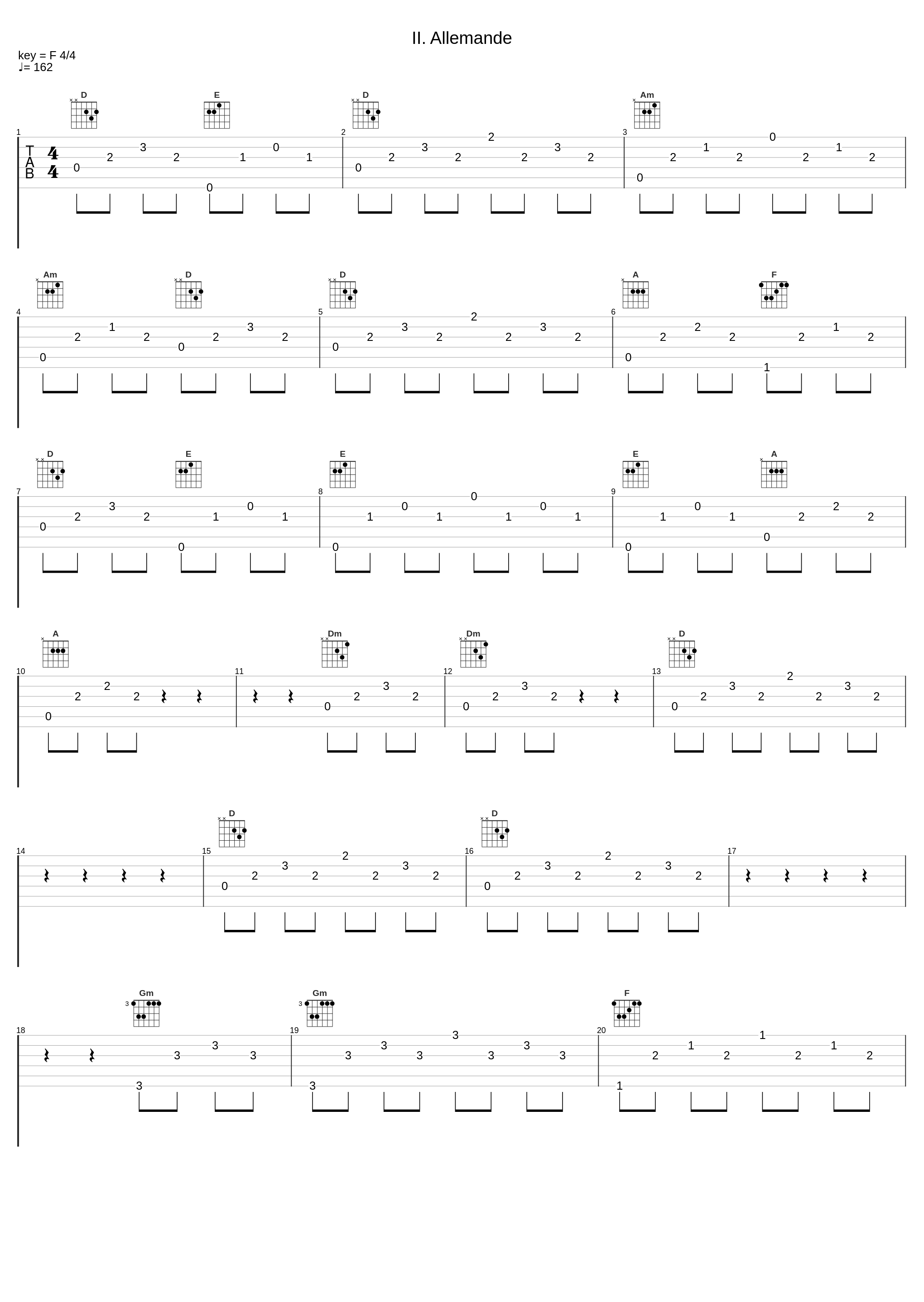 II. Allemande_Karel Steylaerts,Johann Sebastian Bach_1