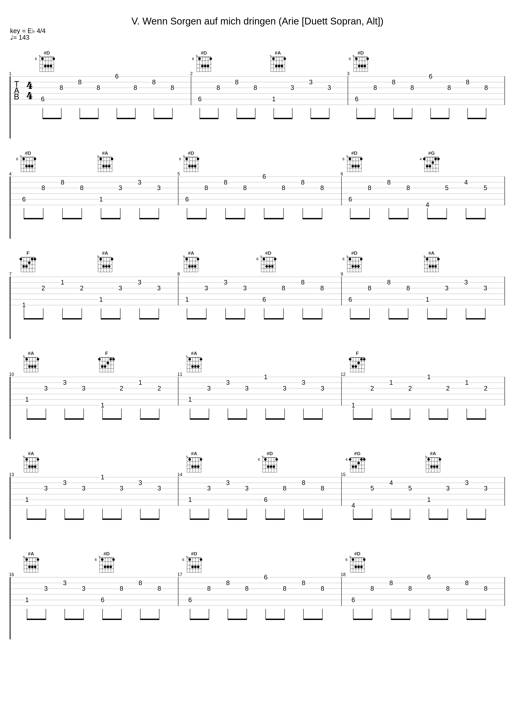 V. Wenn Sorgen auf mich dringen (Arie [Duett Sopran, Alt])_Gerlinde Sämann,Jan Börner,Rudolf Lutz,Johann Sebastian Bach_1